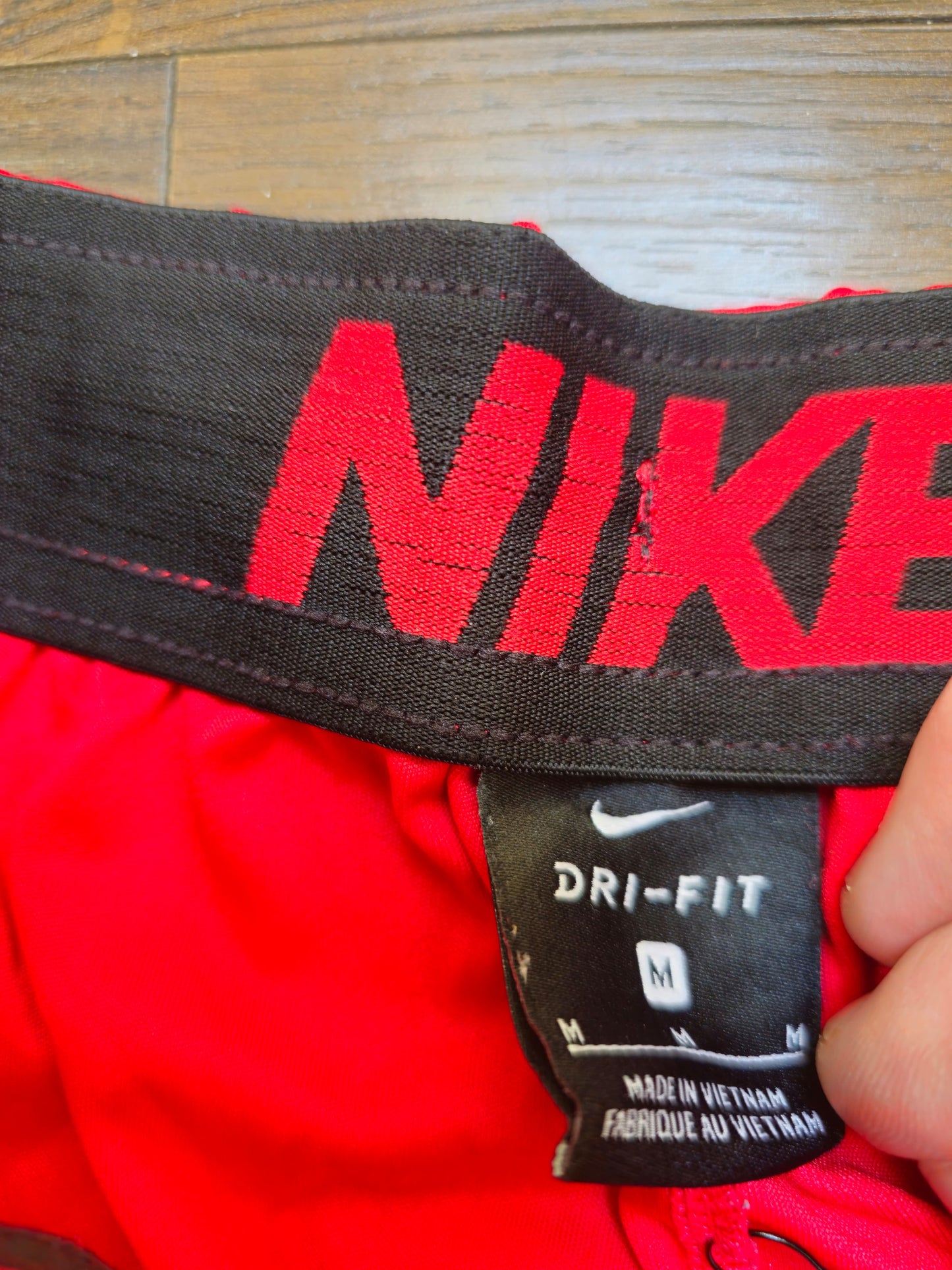 Nike Red Dri-Fit Activewear Shorts - M/Medium