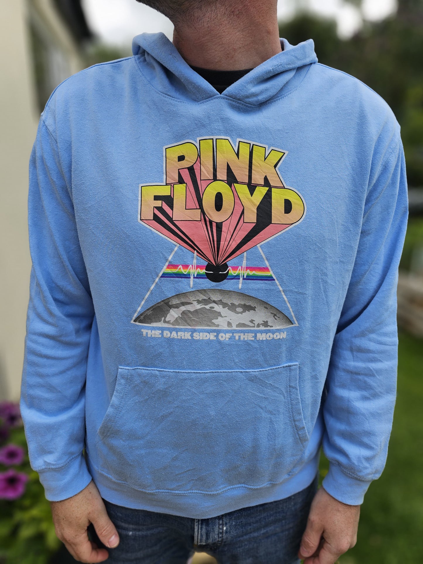 Pink Floyd Unisex Blue Pullover Hoodie - XXL/2XL