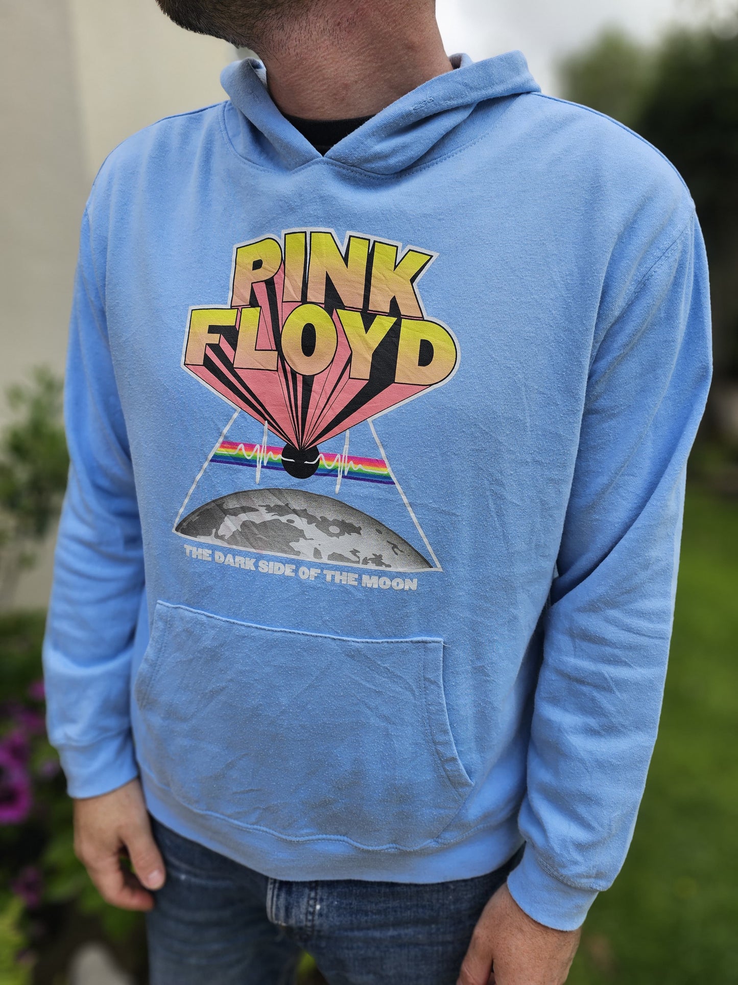 Pink Floyd Unisex Blue Pullover Hoodie - XXL/2XL