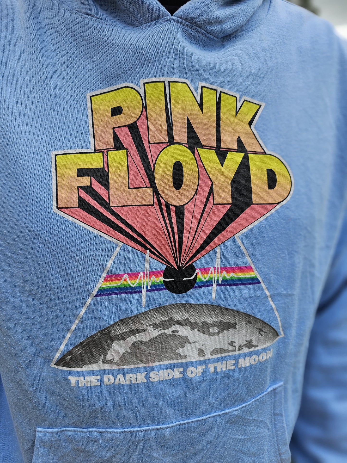 Pink Floyd Unisex Blue Pullover Hoodie - XXL/2XL
