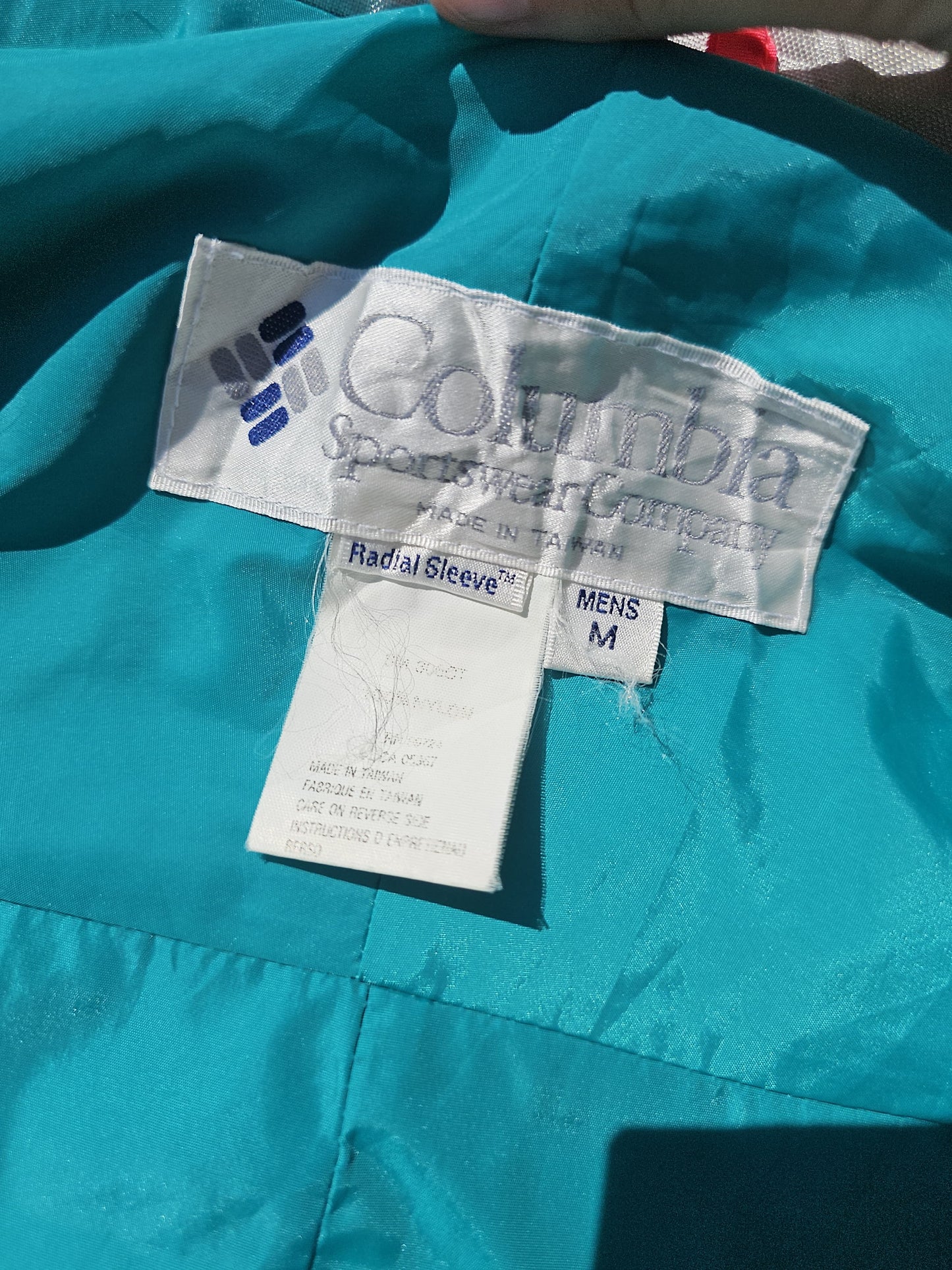 Rare 90's Vintage Columbia Windbreaker/Rain Coat/Jacket - M/Medium