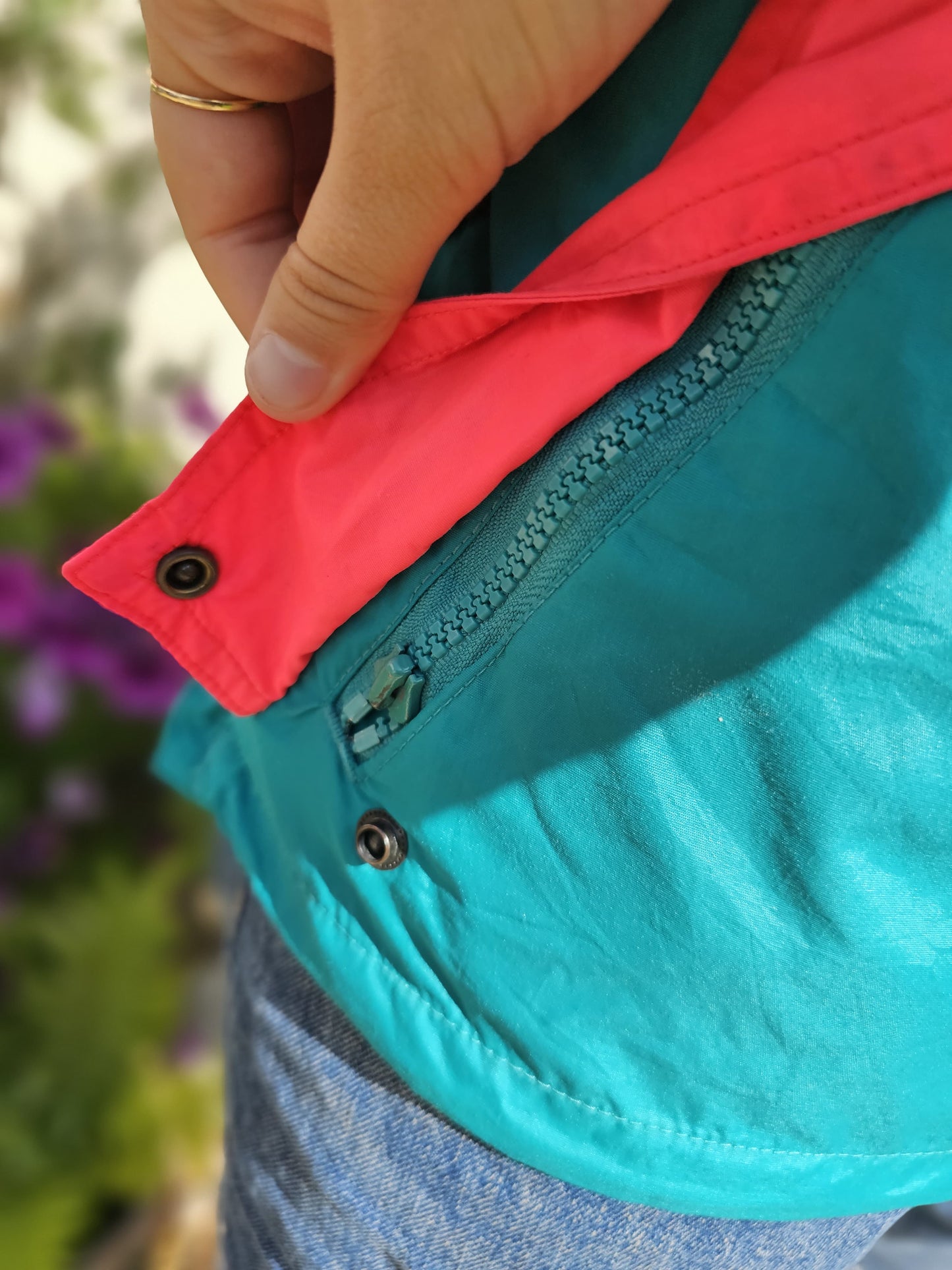 Rare 90's Vintage Columbia Windbreaker/Rain Coat/Jacket - M/Medium
