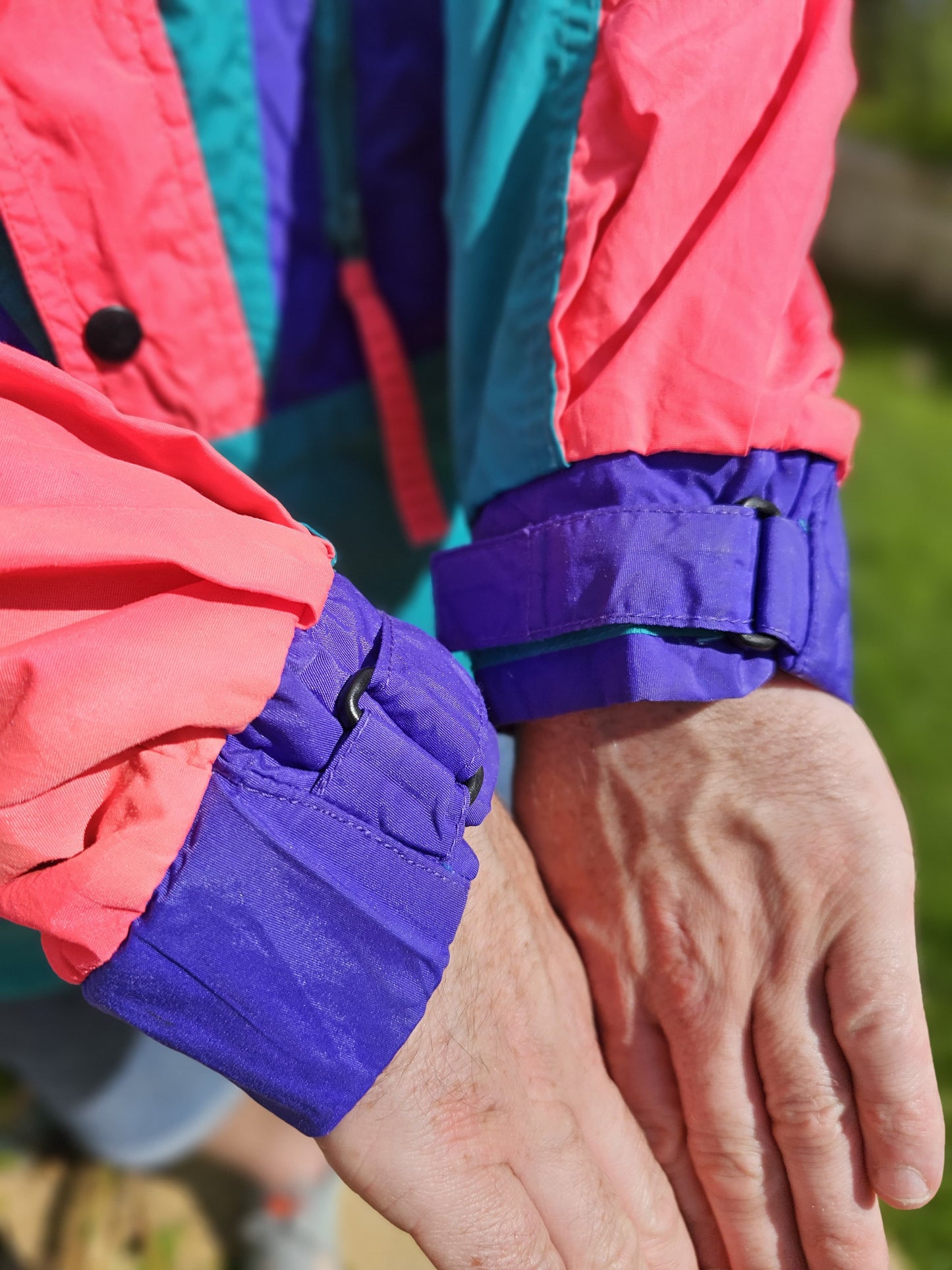 Rare 90's Vintage Columbia Windbreaker/Rain Coat/Jacket - M/Medium