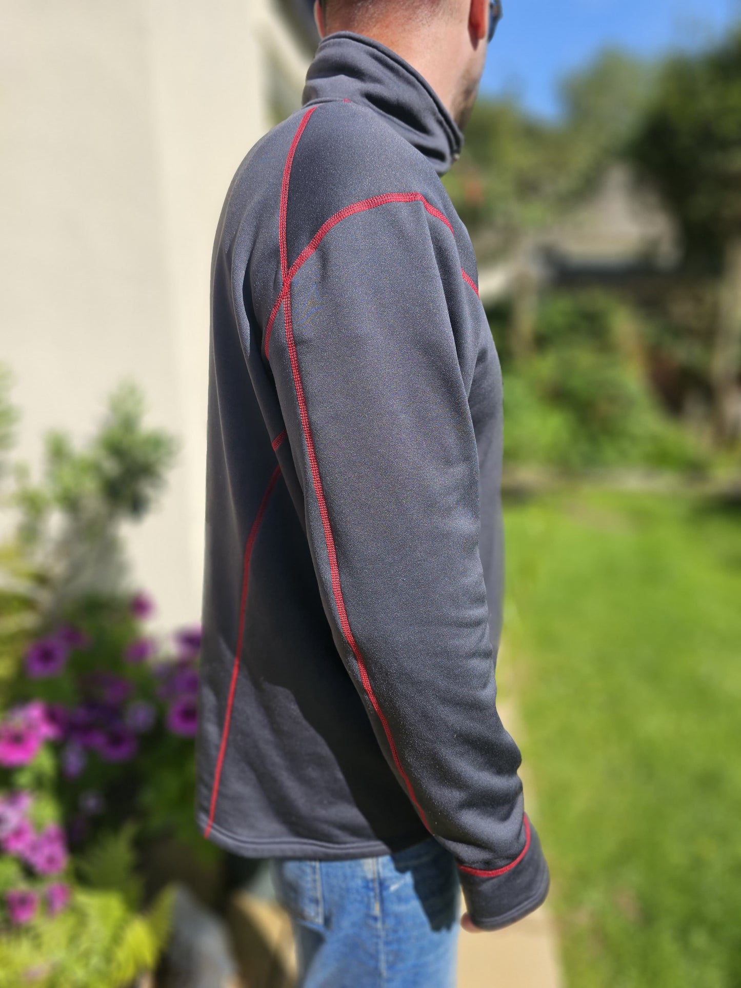 Rab 1/2 Zip Grey Pullover Fleece Jumper - XL/Extra Large