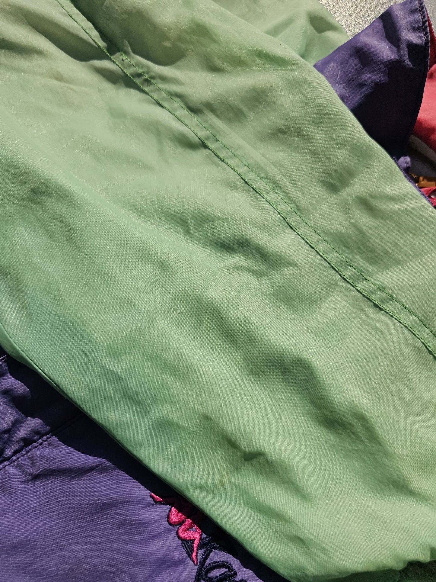 Vintage Kappa Full Zip Multicolour Track Style Jacket - S/Small