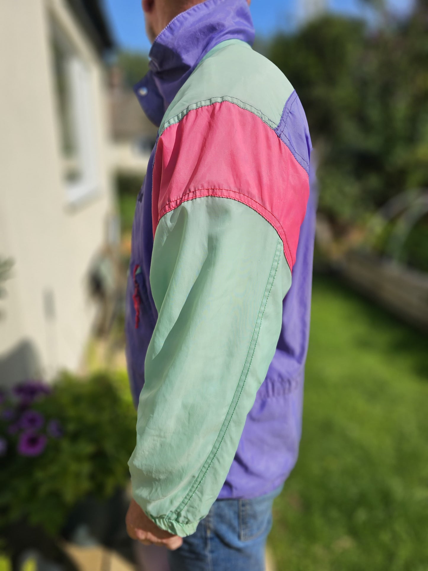 Vintage Kappa Full Zip Multicolour Track Style Jacket - S/Small