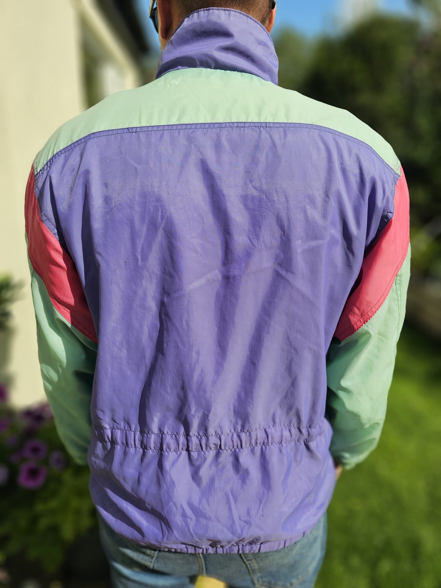 Vintage Kappa Full Zip Multicolour Track Style Jacket - S/Small