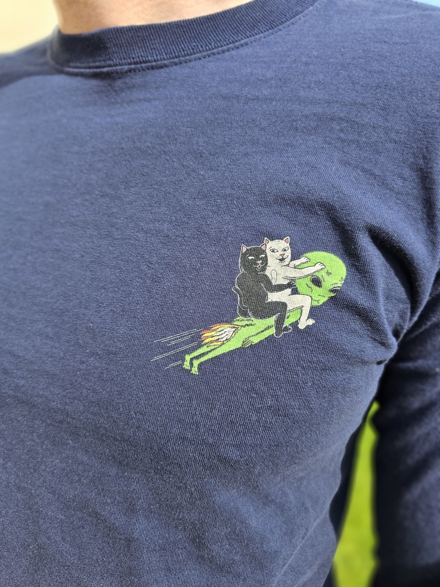 Ripndip Unisex Long Sleeve 'Star Gazer Long Sleeve T-Shirt - M/Medium