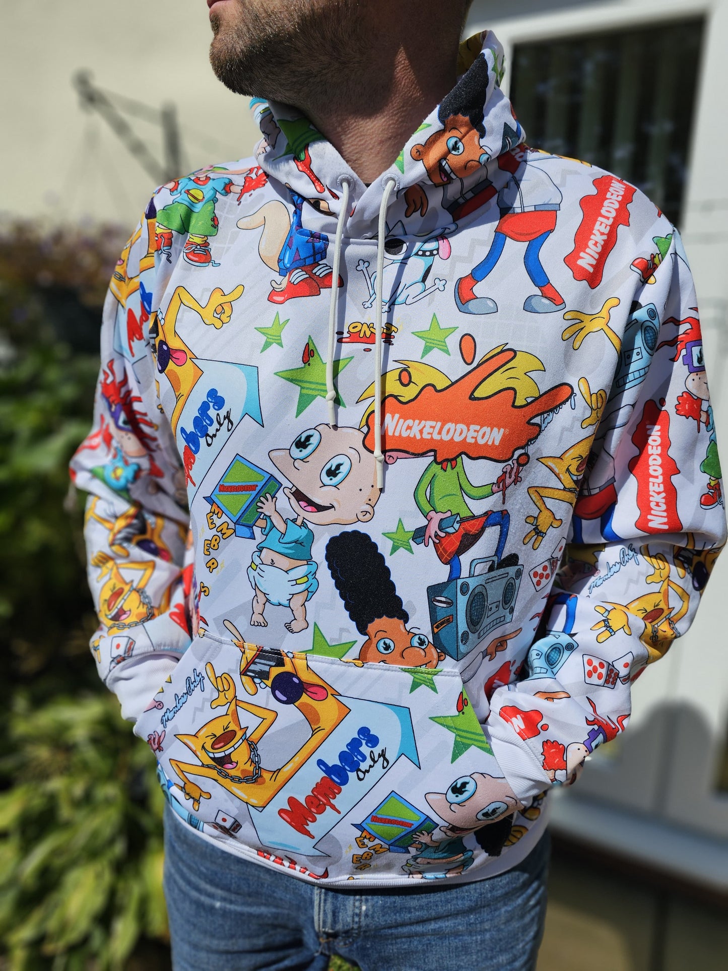 Rare Members Only X Nickelodeon Pullover Hoodie - L/Large