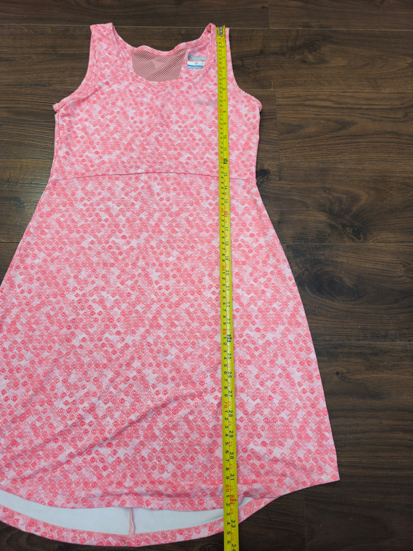Womens Columbia Pink PFG Performance Fishing Gear Activewear Sports Dress - XS/Extra Small