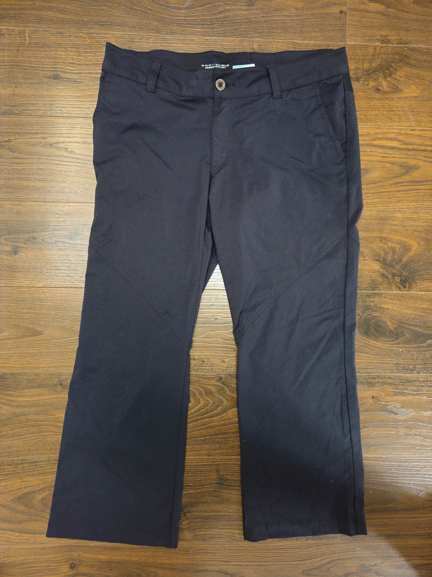 Columbia Omni-Shield Black Walking Pants/Trousers - 12/Regular W35/L26