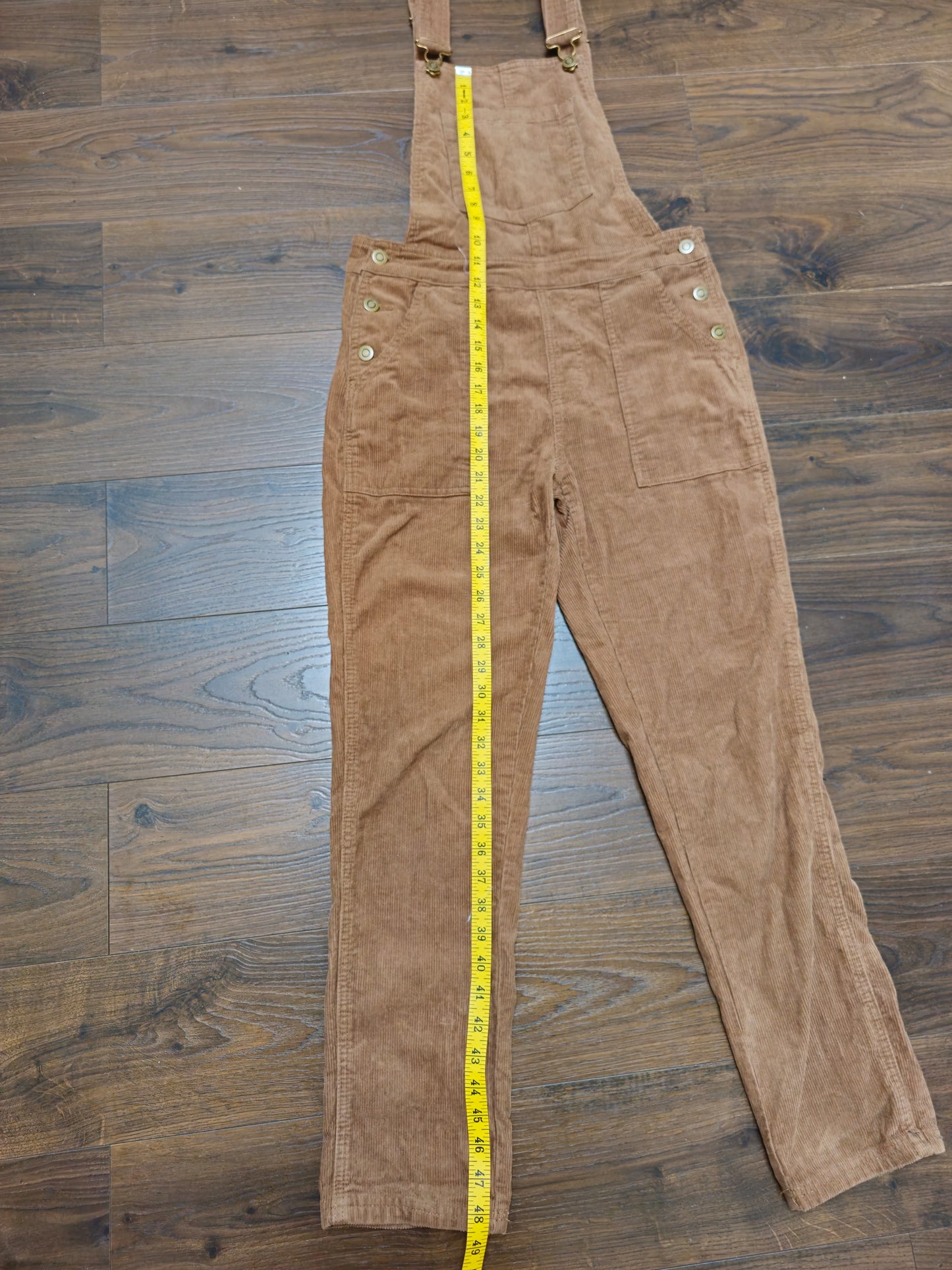 Passenger Brown Corduroy Dungarees - S/Small