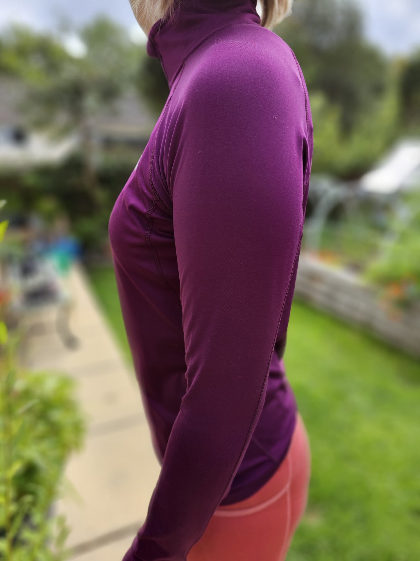 Rab Long Sleeve Half Zip Base/Light Mid Layer Top - UK 10/M/Medium