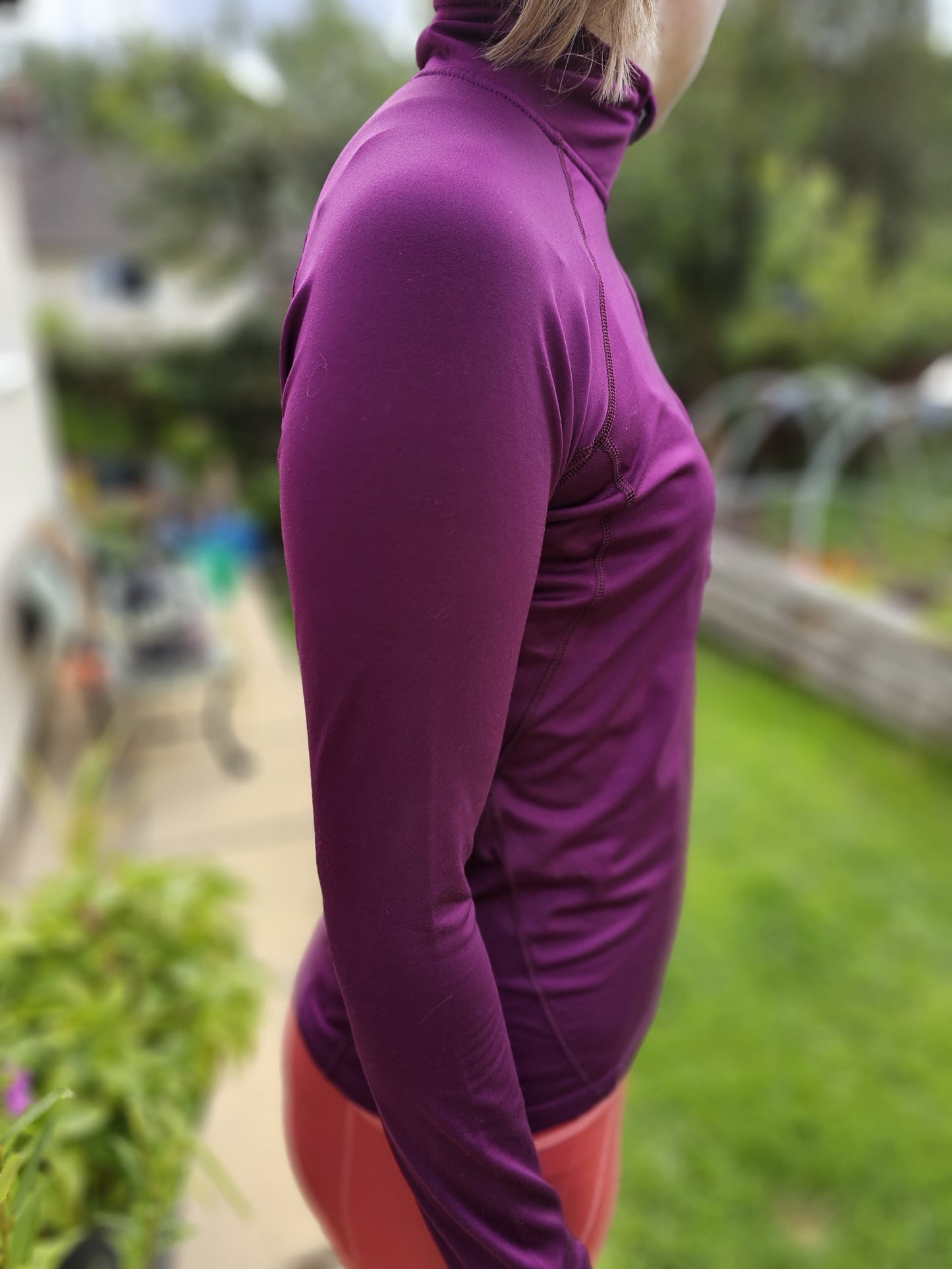 Rab Long Sleeve Half Zip Base/Light Mid Layer Top - UK 10/M/Medium