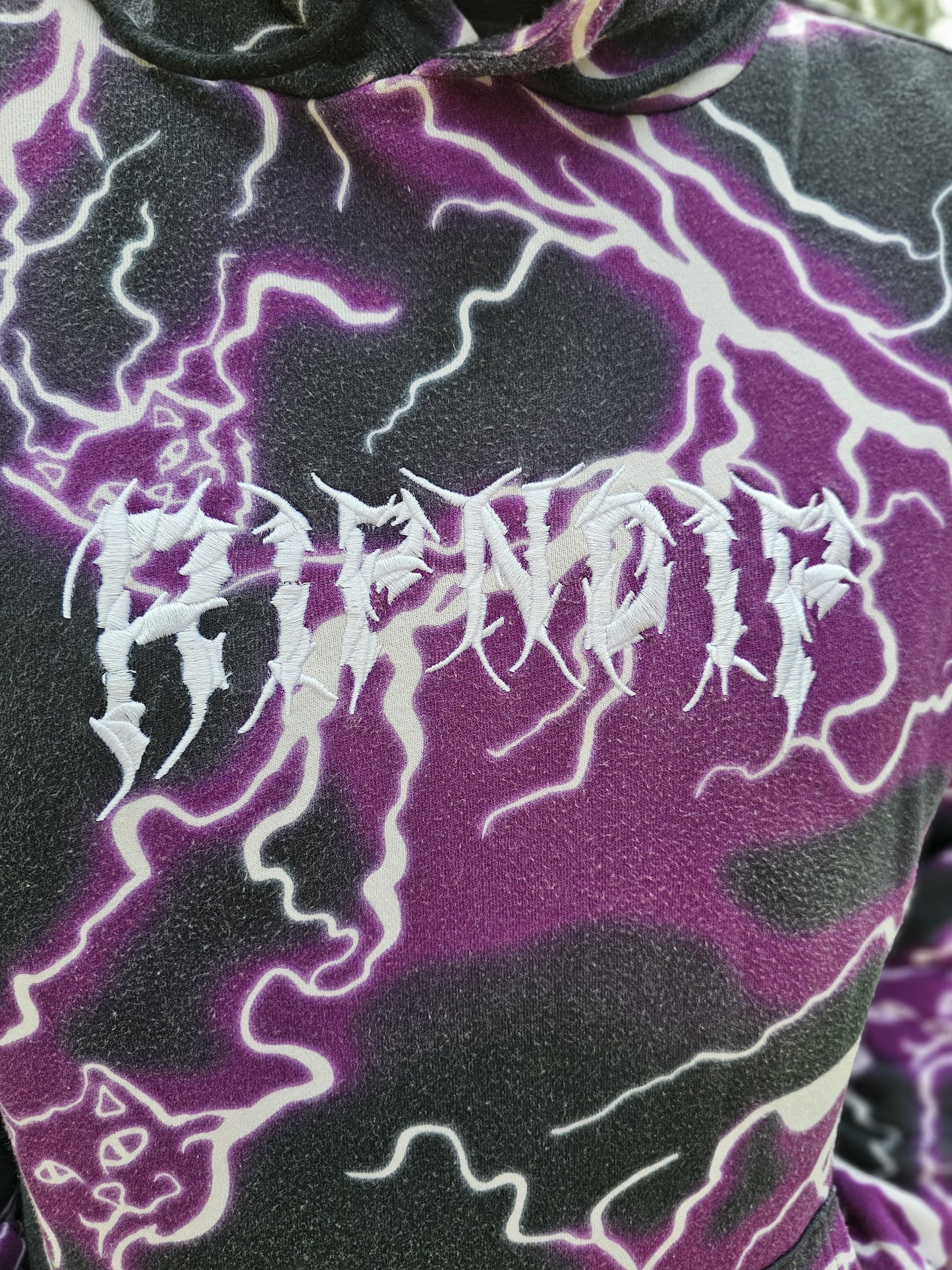 Awesome RipnDip Lightning Pullover Purple/Black Hoodie - M/Medium
