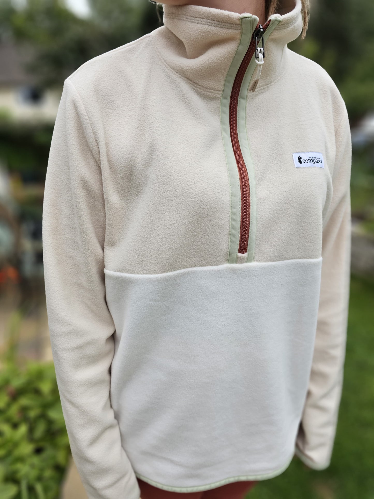 Cotopaxi 1/2 Zip Fleece Cream Pullover Jumper - NWT