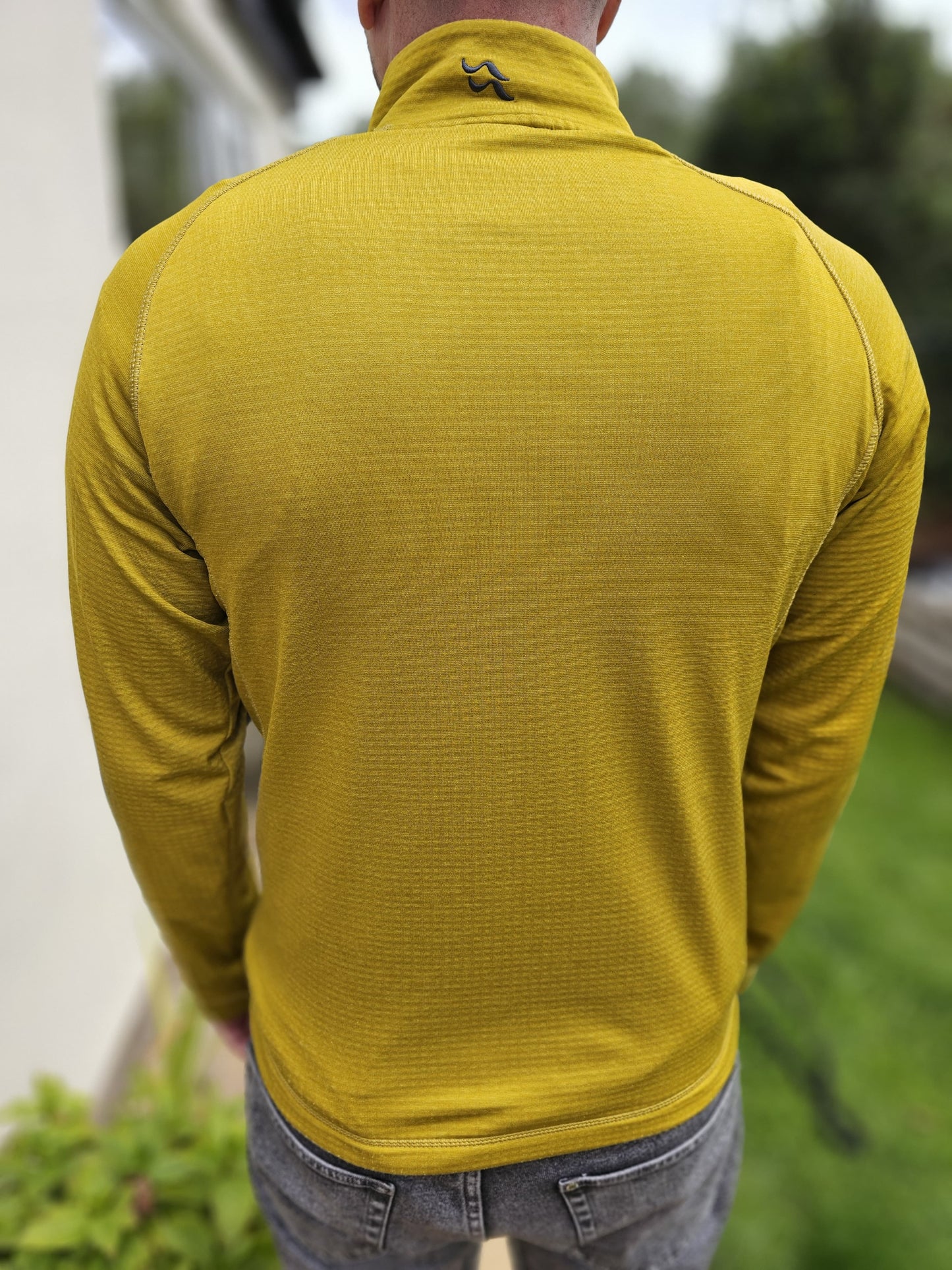 Mens Rab Dark Sulphur Pullover 1/2 Jumper/Mid Layer Fleece - M/Medium