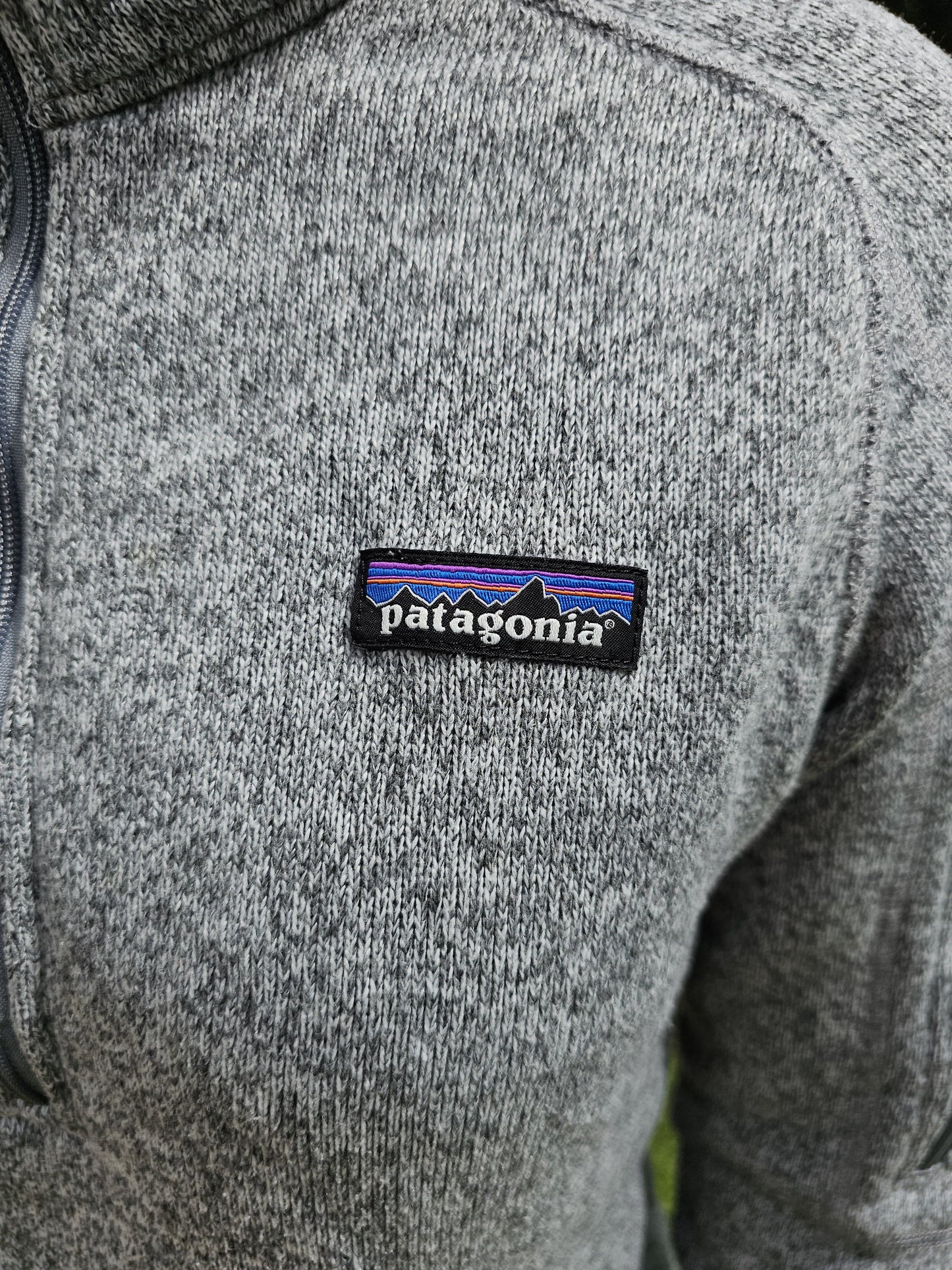 Womens Patagonia Grey 1/2 Zip Fleece Pullover Jumper - M/Medium