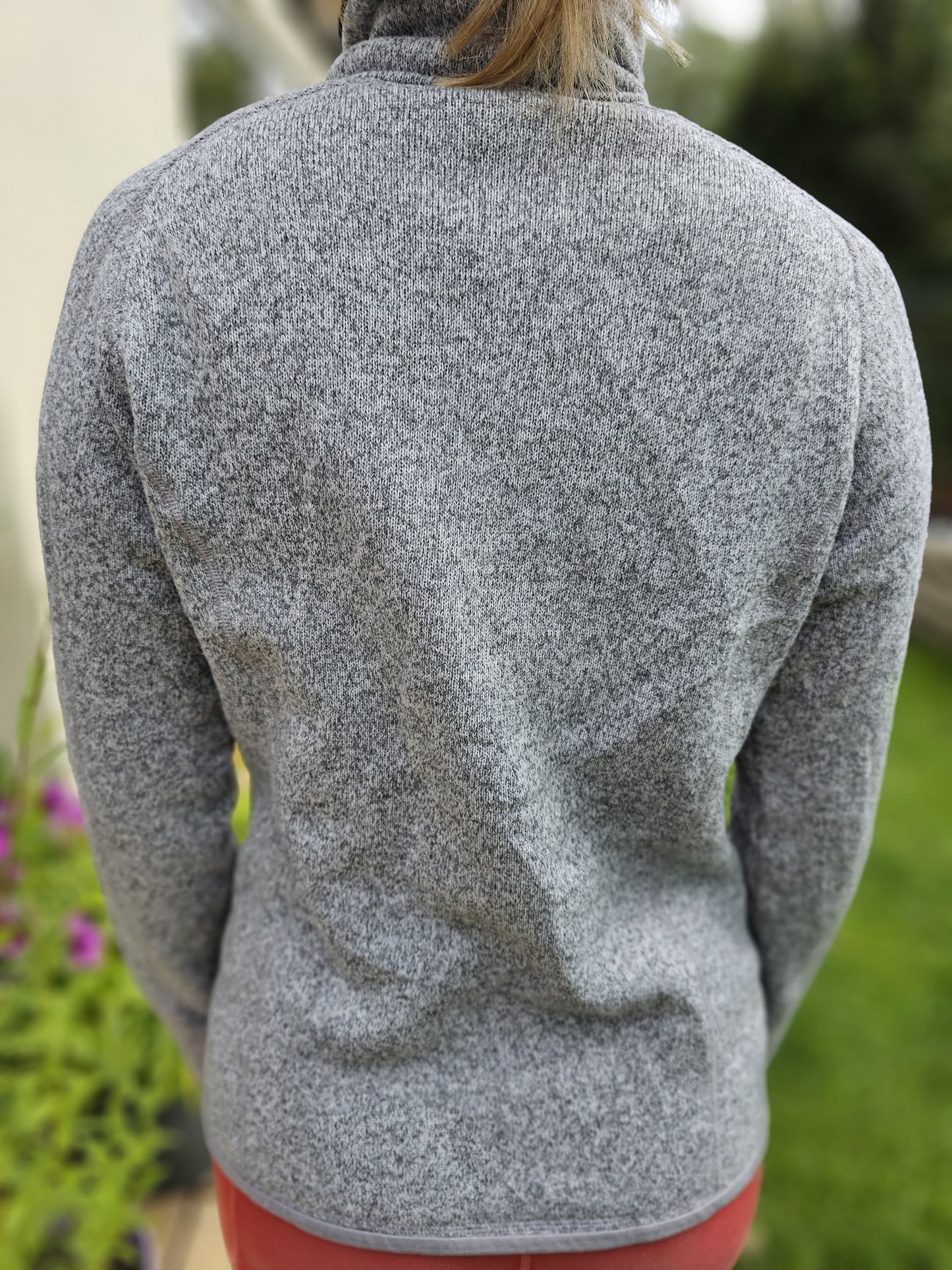 Womens Patagonia Grey 1/2 Zip Fleece Pullover Jumper - M/Medium