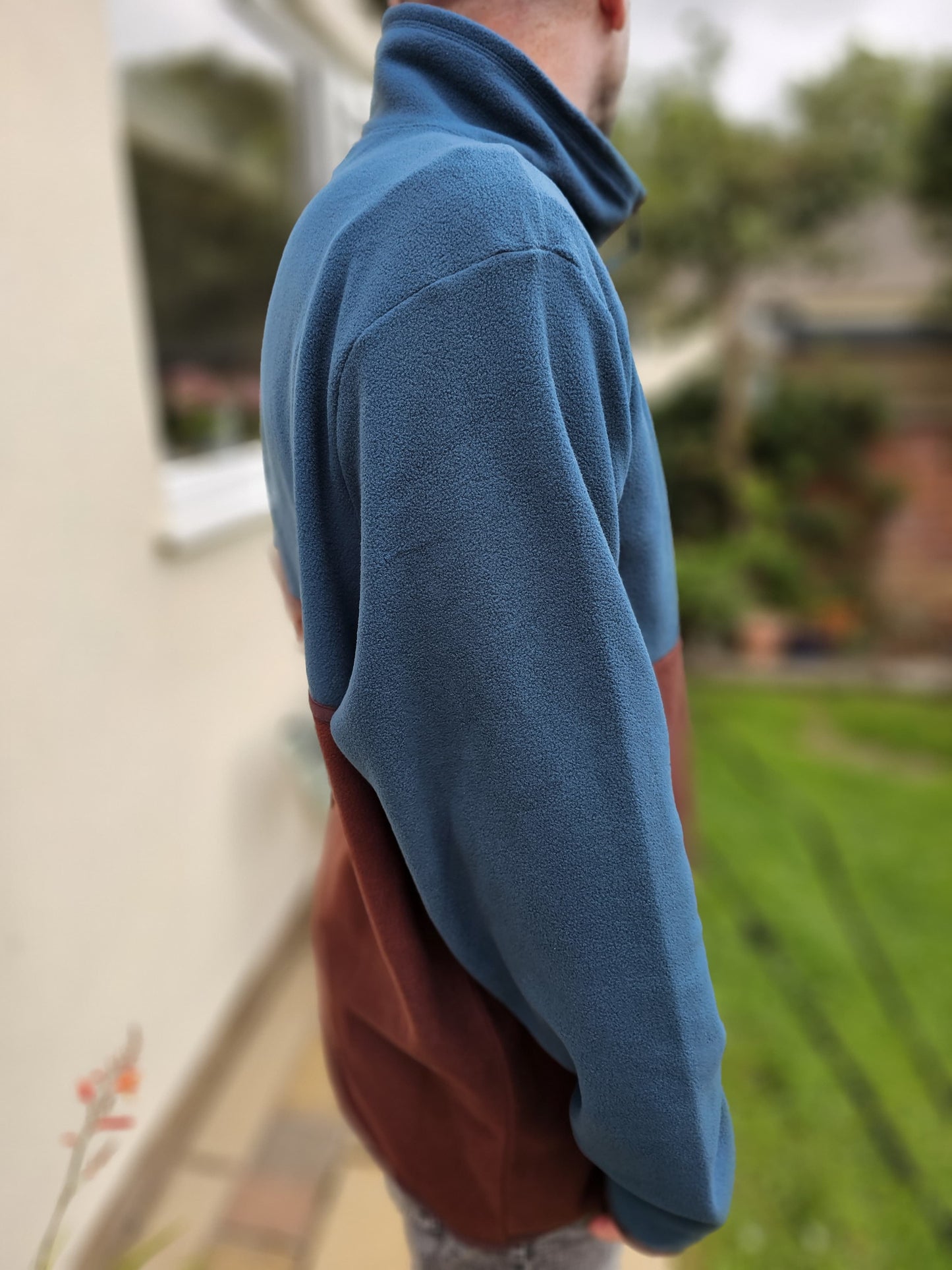 Cotopaxi 1/2 Zip Fleece Blue/Brown Pullover Jumper - NWT - XXL/2XL