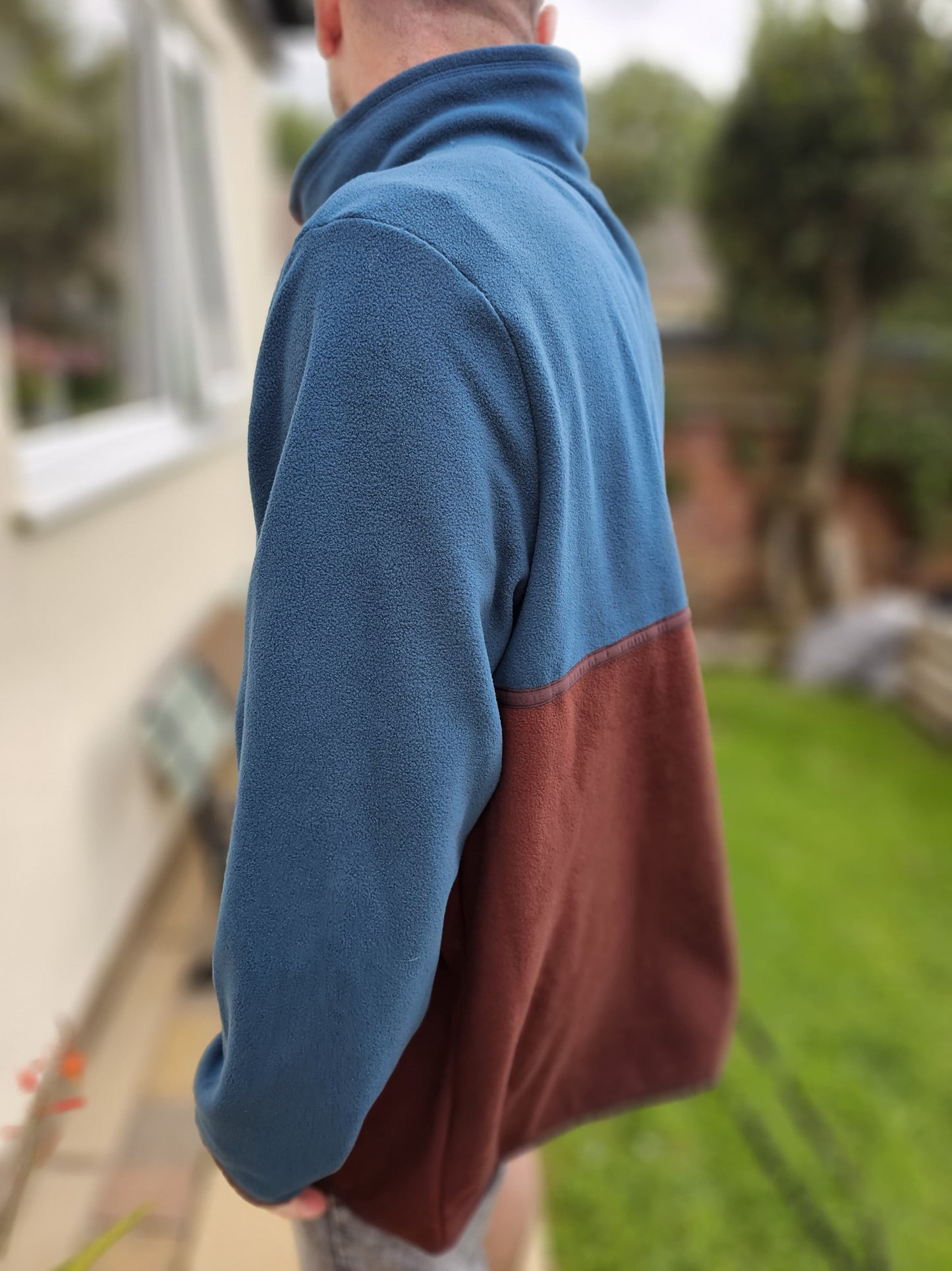 Cotopaxi 1/2 Zip Fleece Blue/Brown Pullover Jumper - NWT - XXL/2XL