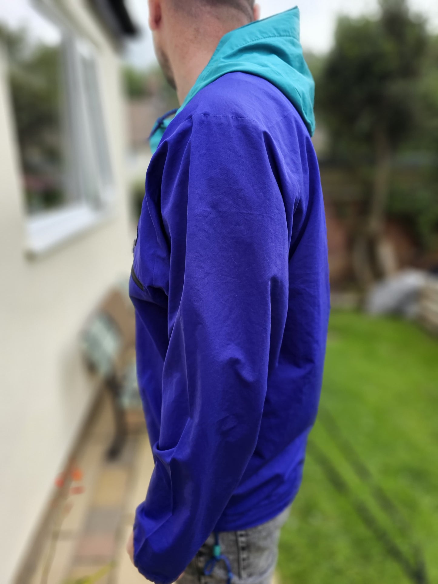 Vintage 80's/90's Berghaus Pullover Wind Smock 1/2 Zip Jacket - M/Medium