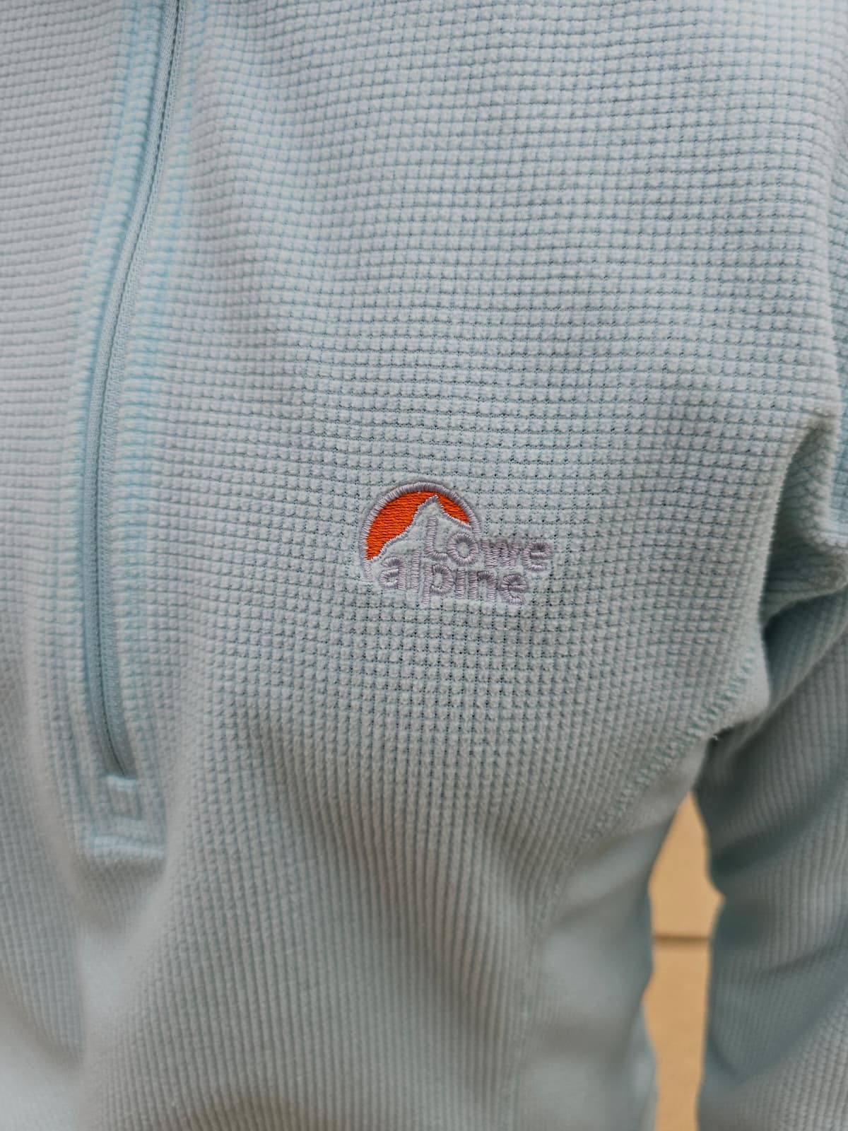 Lowe Alpine Light Blue Alepetican Pullover 1/2 Zip Fleece Jumper - S/Small