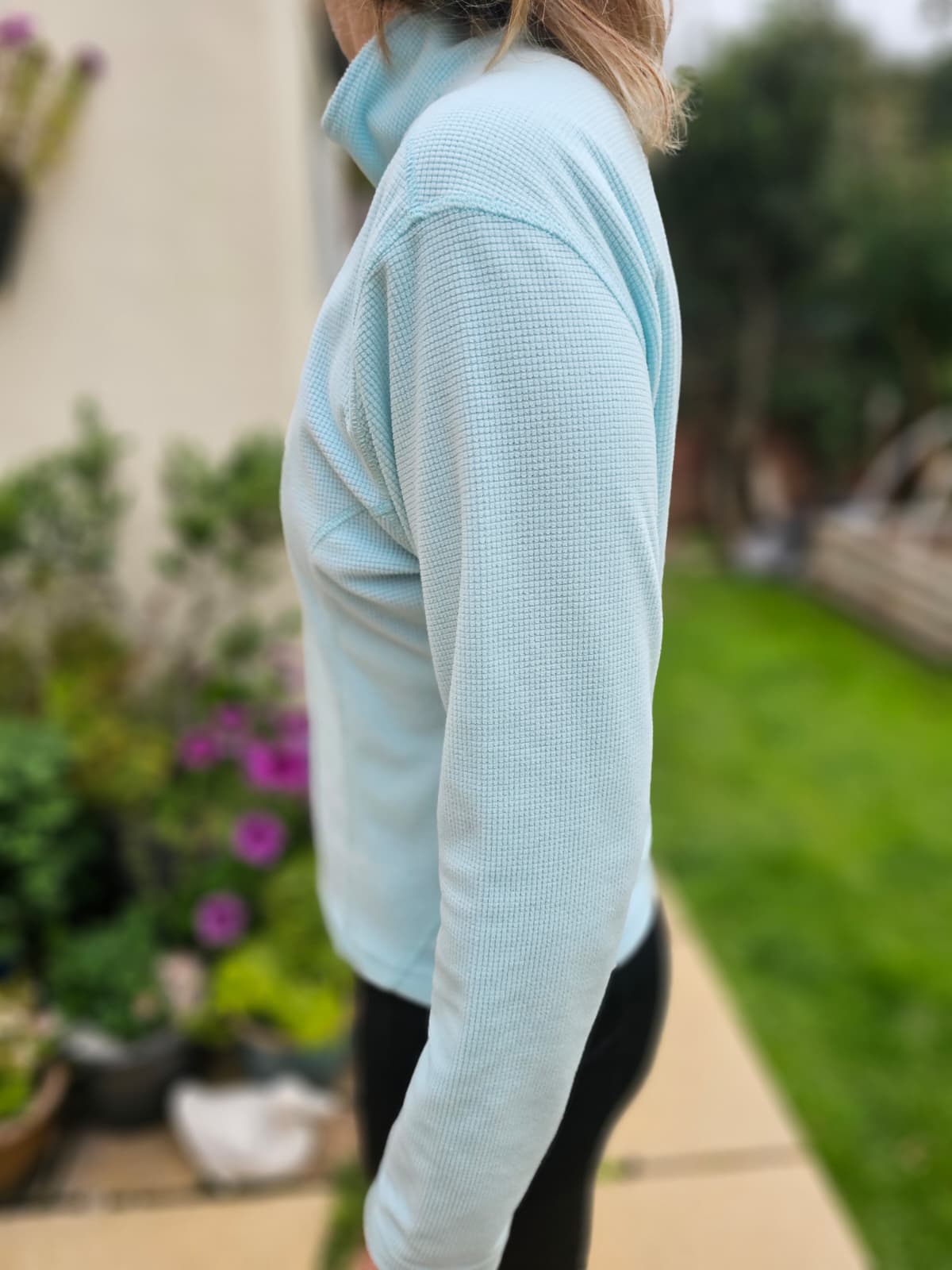 Lowe Alpine Light Blue Alepetican Pullover 1/2 Zip Fleece Jumper - S/Small