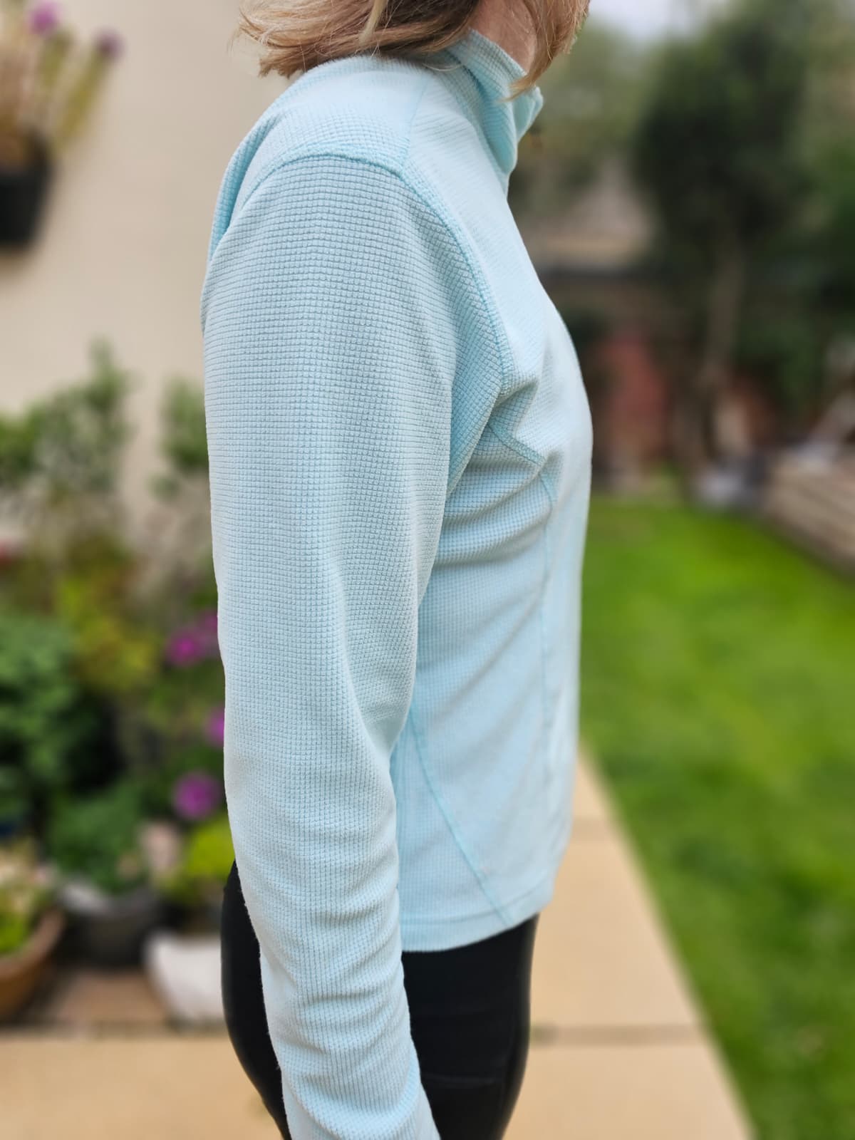 Lowe Alpine Light Blue Alepetican Pullover 1/2 Zip Fleece Jumper - S/Small