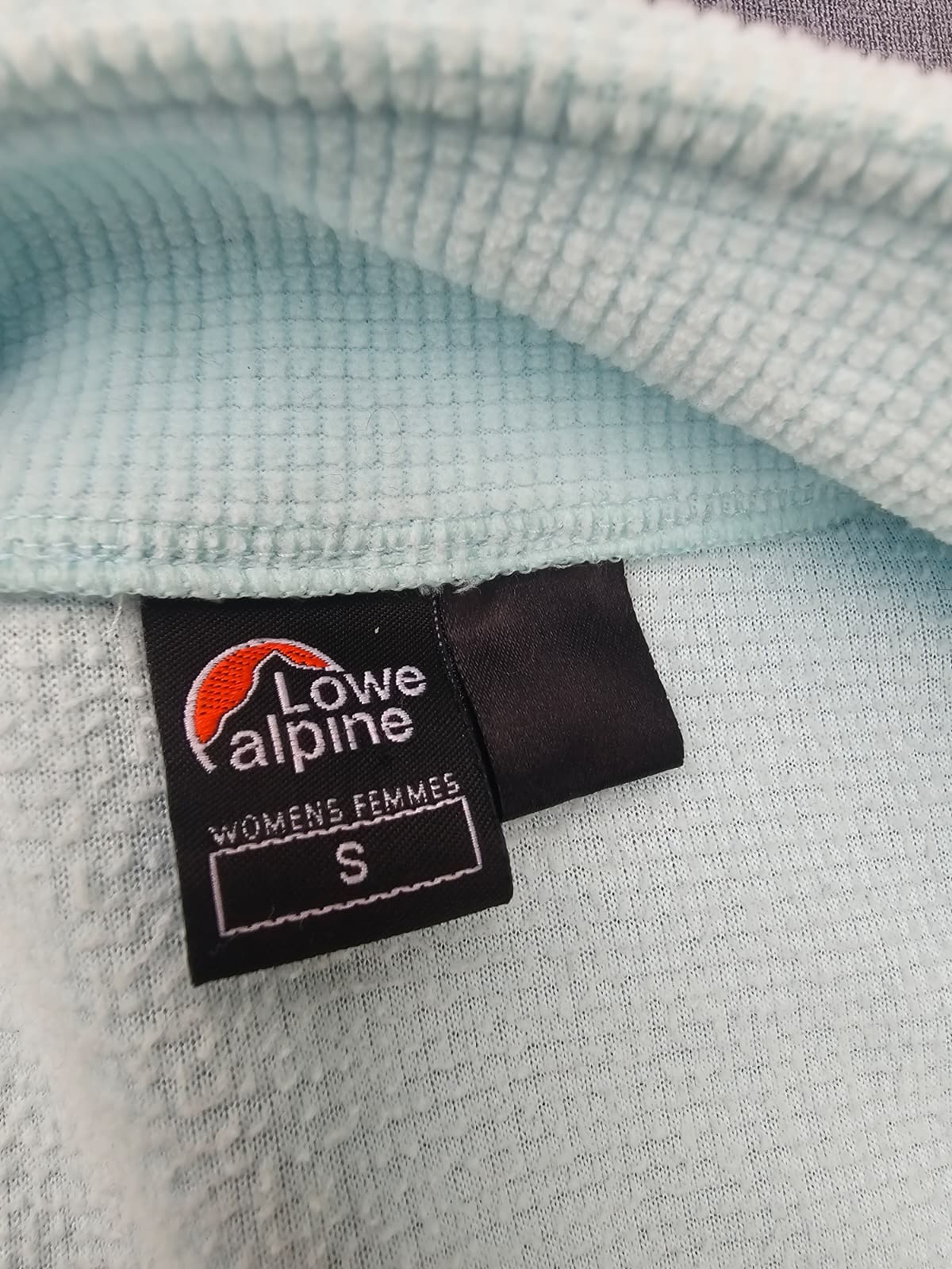Lowe Alpine Light Blue Alepetican Pullover 1/2 Zip Fleece Jumper - S/Small