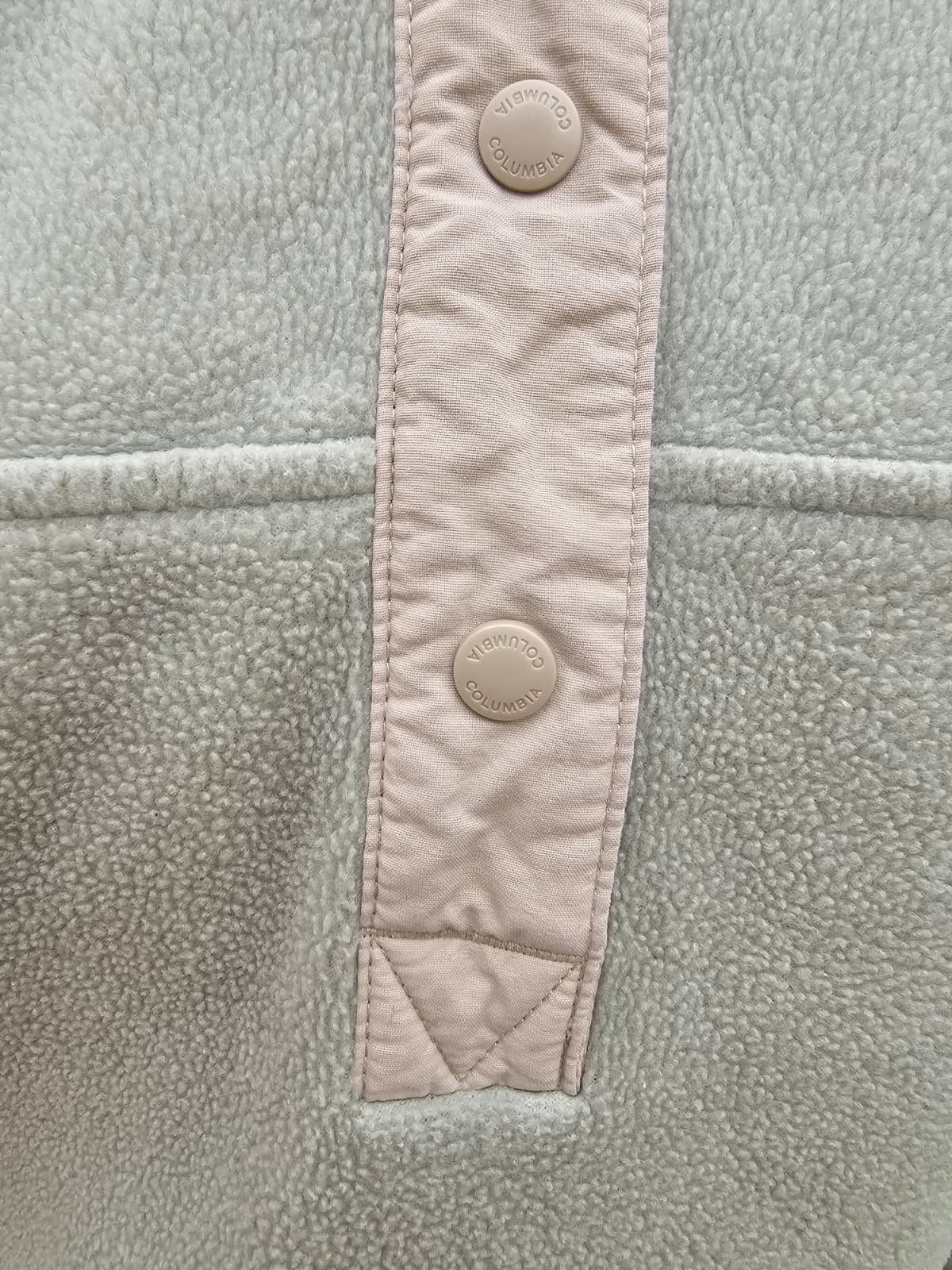 Columbia Sage Snap Button Pullover Fleece Jumper - L/Large