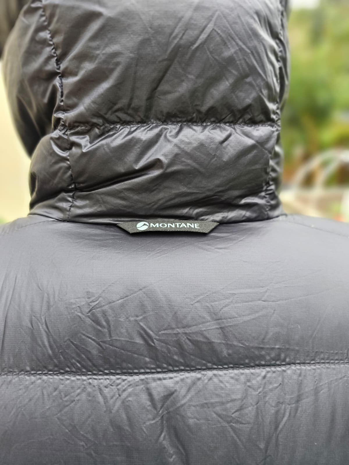 Mens Montane Black Full Zip Packable Hooded Insulated Pertex Quantam Down Jacket - M/Medium