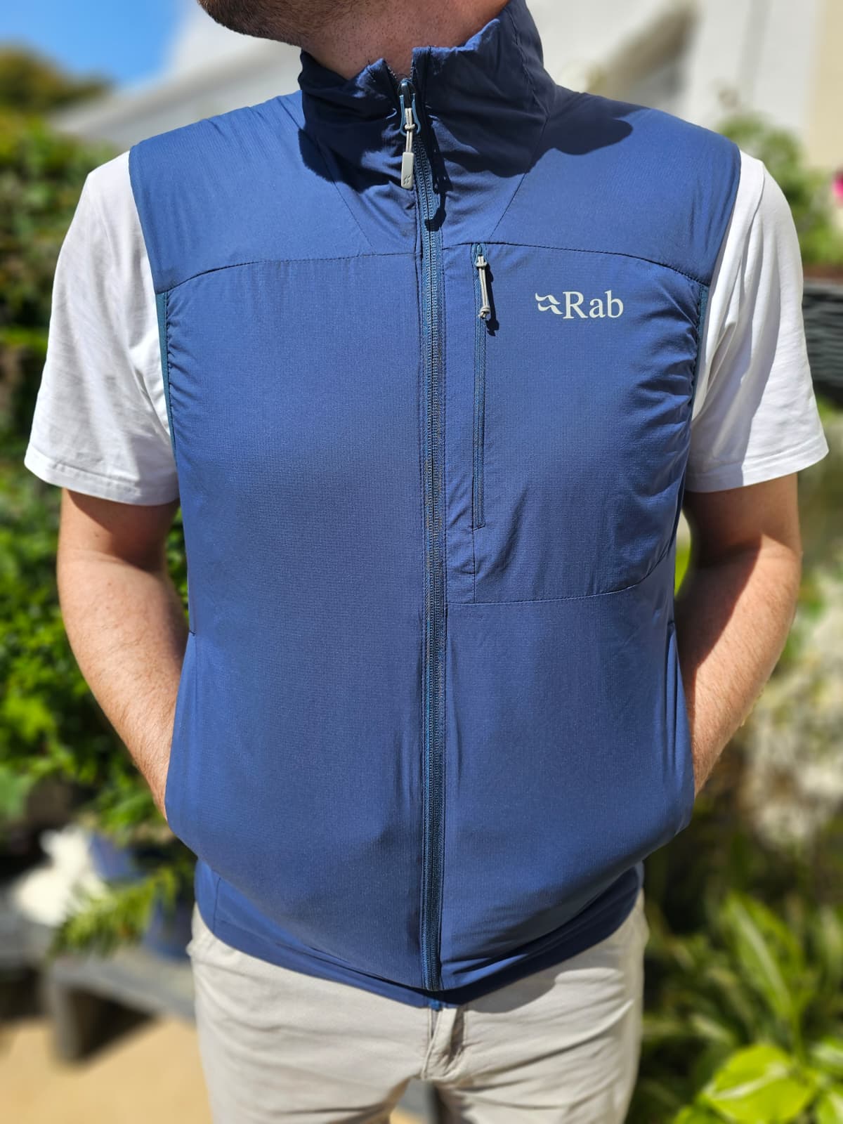 Rab Xenair Primaloft Pertex Quantam Air Sleeve Jacket Vest/Gilet - M/Medium