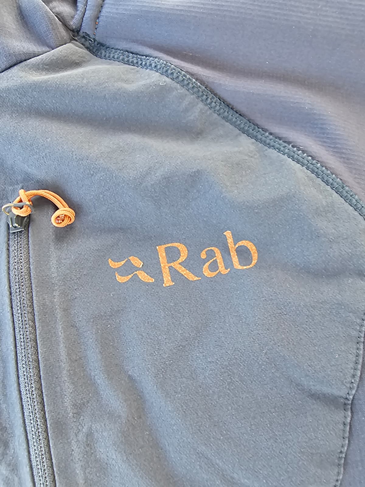 Rab Navy Superflux Hoody Navy Blue Full Zip Hooded Fleece Jacket - M/Medium