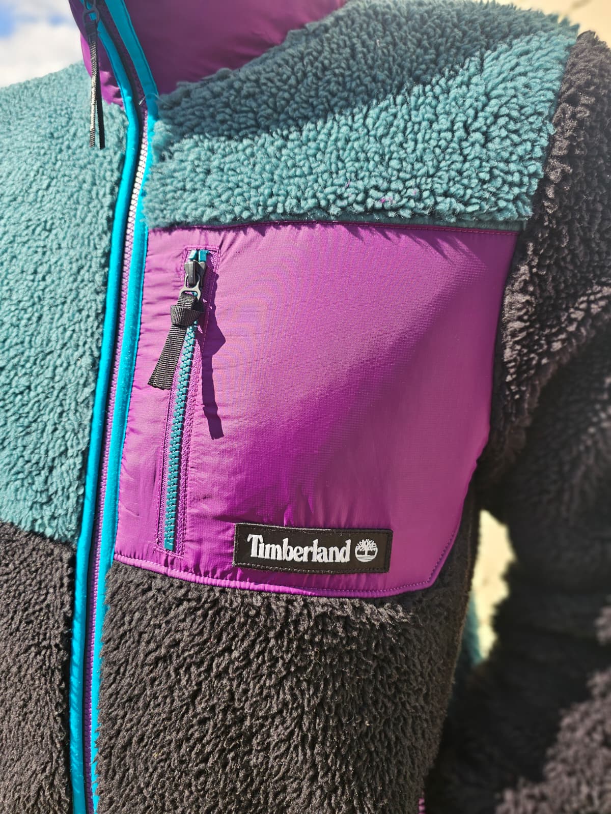 Timberland Full Zip Sherpa/Borg Fleece Jacket - M/Medium