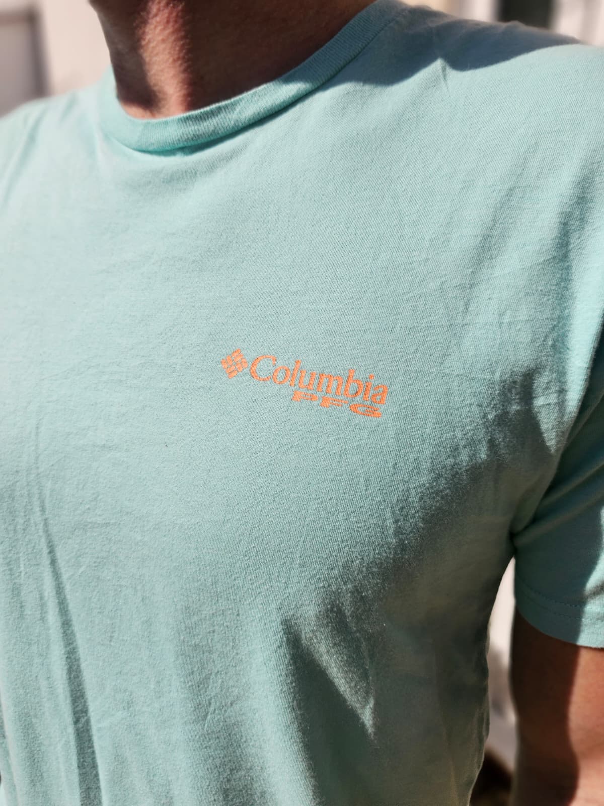 Mens Columbia PFG Performance Fishing Gear Short Sleeve T-Shirt/Top - L/Large