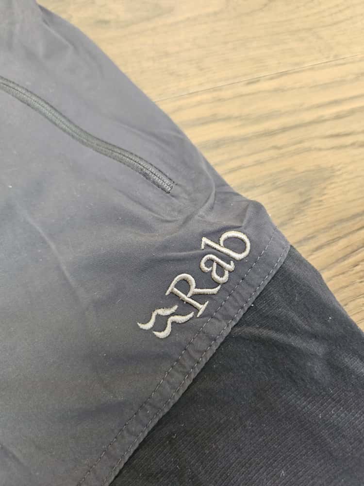 Rab Mens Matrix Grey Black Magma Light Hiking/Walking Activewear Trousers - 36/30