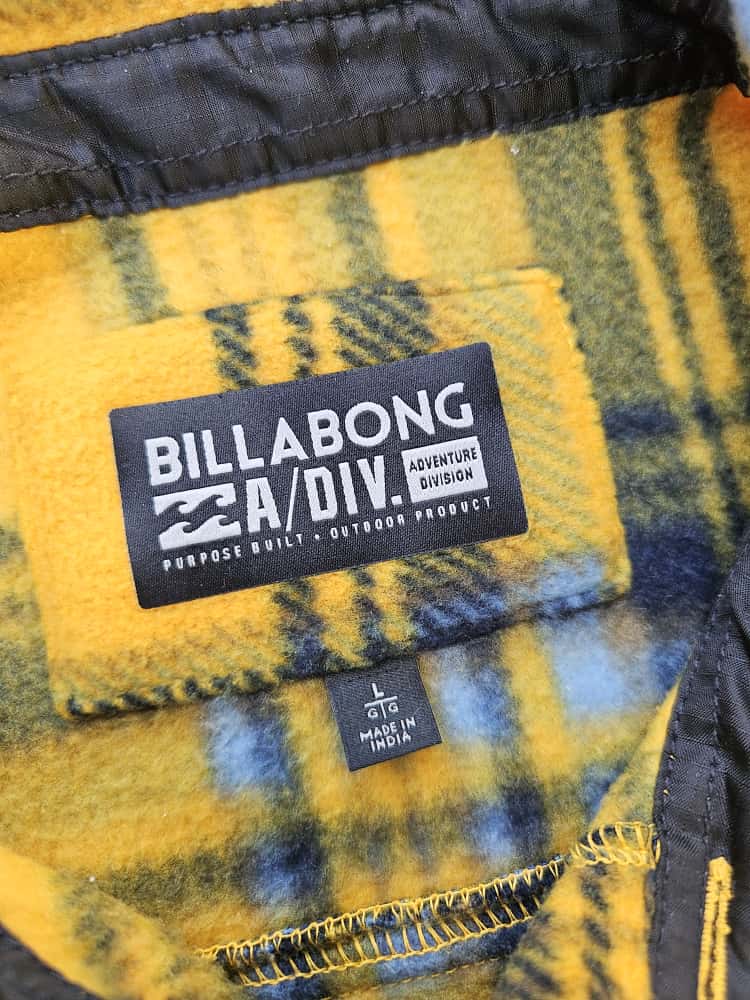 Billabong Adventure Division Fleece Button Up Long Sleeve Jacket/Shacket - L/Large
