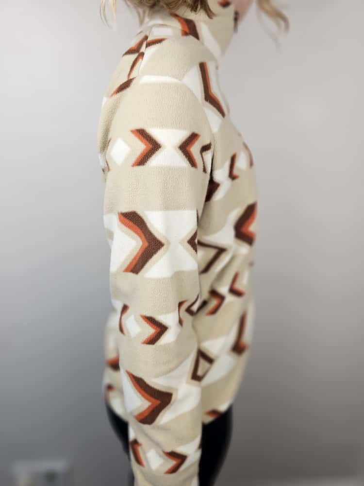 Berghaus Unisex Prism Aztec Print Trango 1/2 zip Fleece Jumper - S/Small