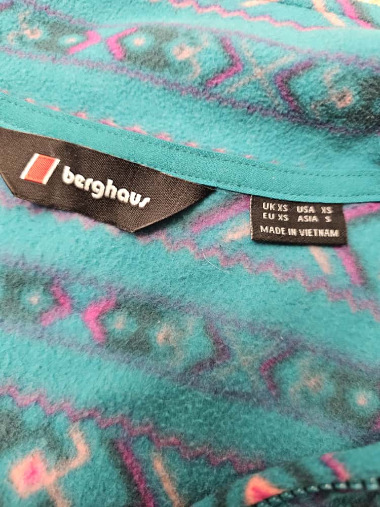 Berghaus Unisex Aztec Dean Street 1/4 Zip Pullover Fleece Jumper - XS/Extra Small