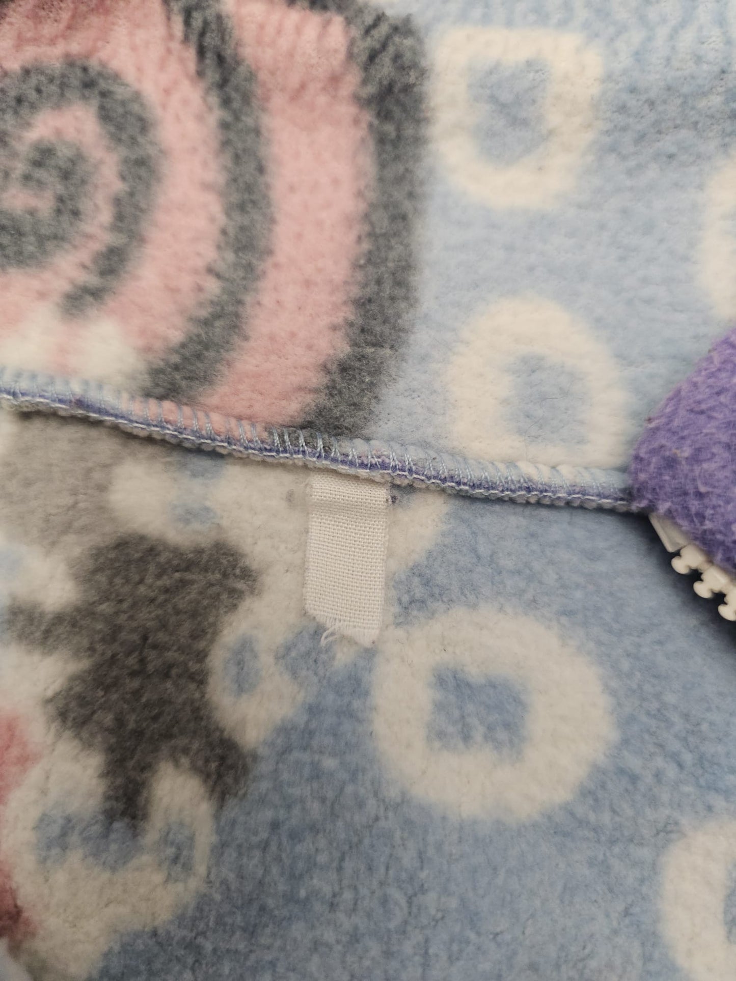 Vintage Used Co. 'Made In Italy' 1/4 Zip Pullover Fleece Jumper - L/Large - Unisex