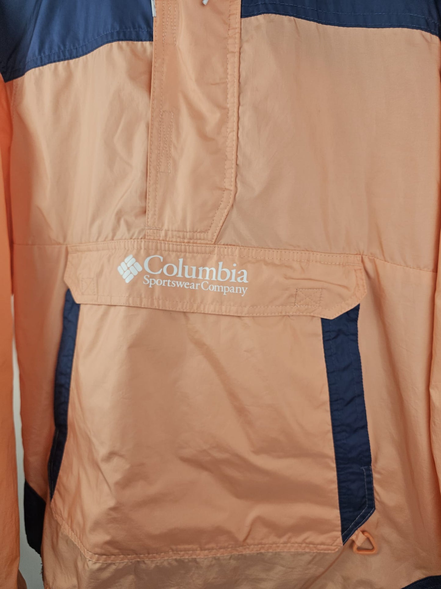 Columbia Challenger Packable Pullover 1/2 Zip Hooded Windbreaker - M/Medium