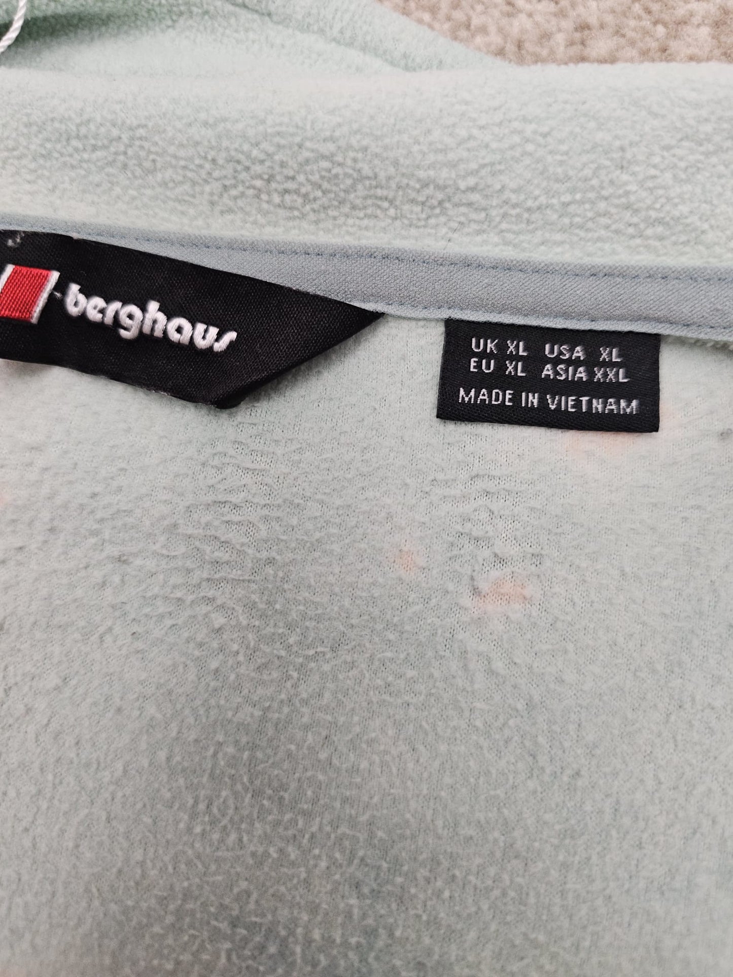 Berghaus Unisex 1/2 Zip Pullover Fleece Jumper - XL/Extra Large - Multicolour