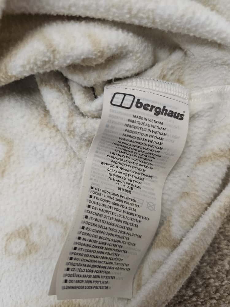 Berghaus Dean Street Unisex 1/2 Zip Pullover Fleece Jumper - M/Medium