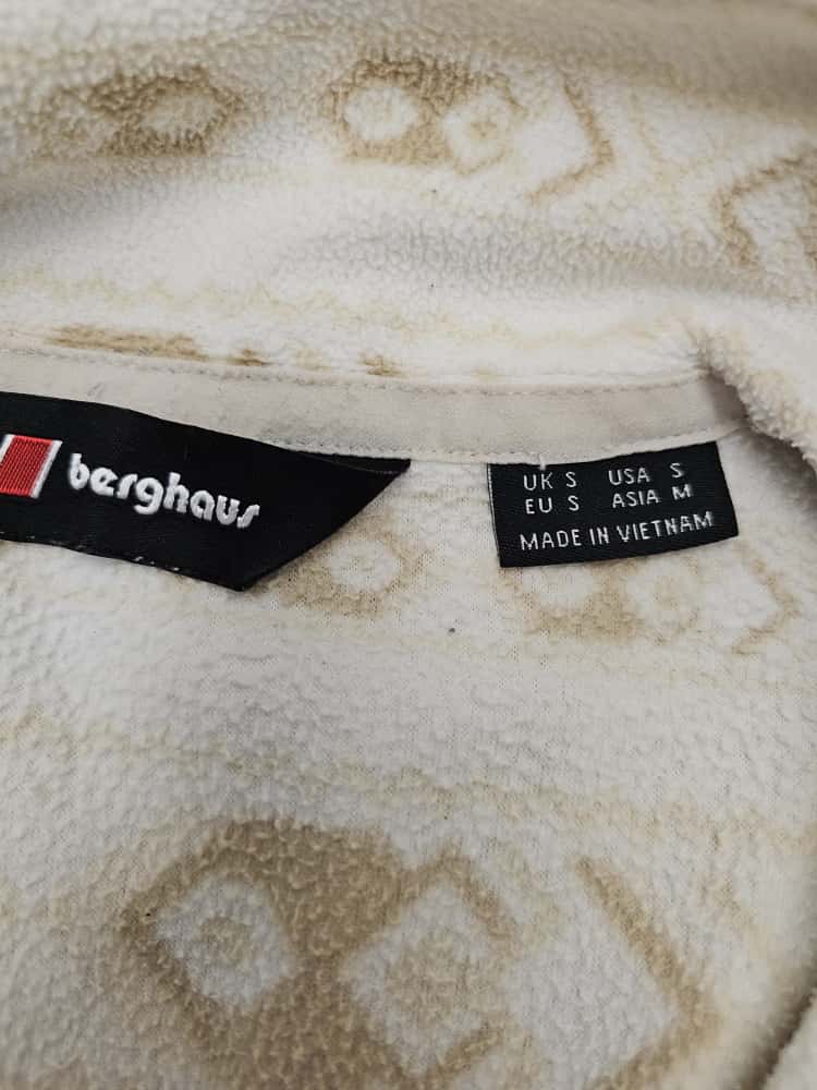 Berghaus Dean Street Unisex 1/2 Zip Pullover Fleece Jumper - S/Small