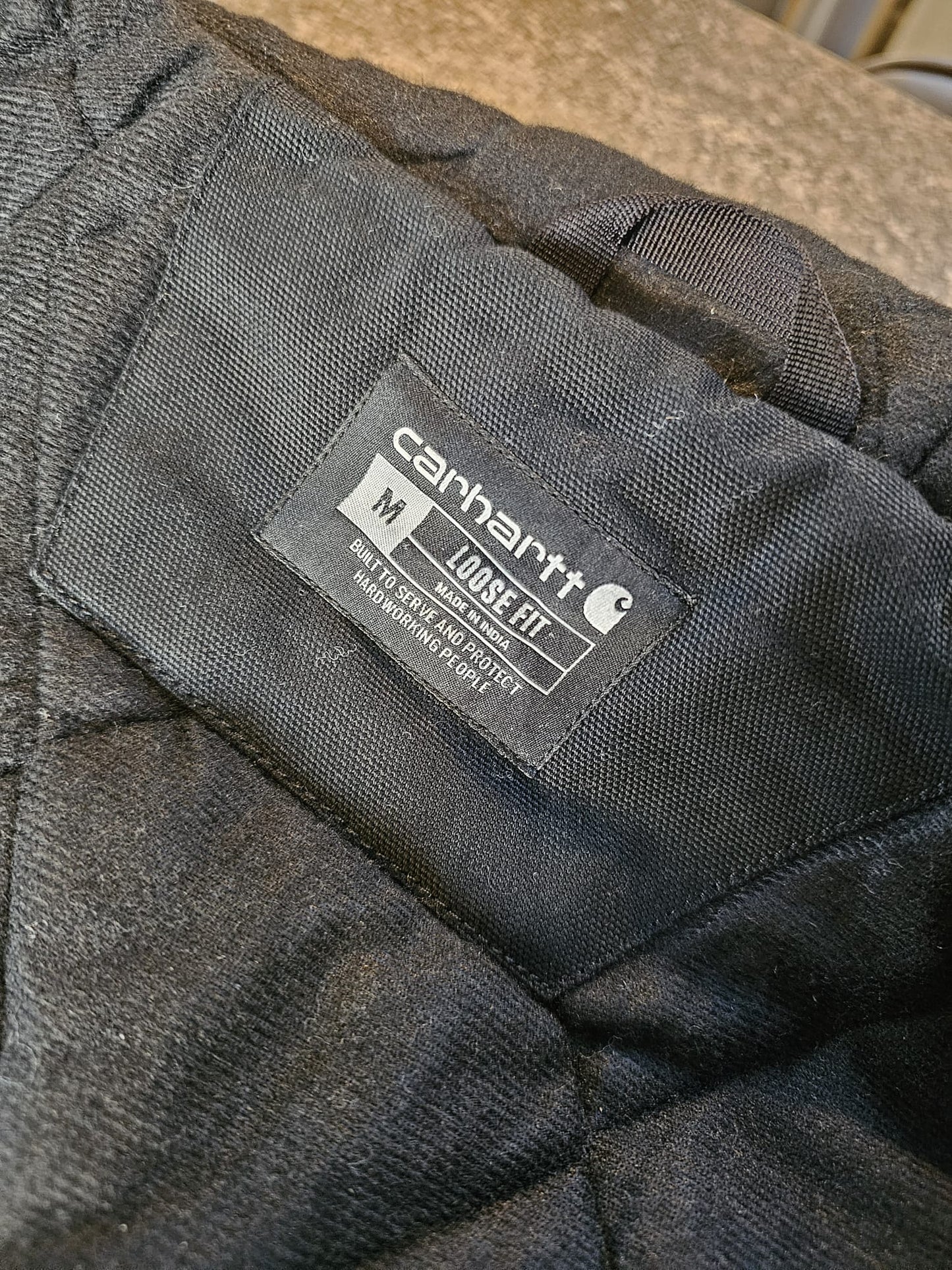 Carharrt Loose Fit Washed Duck Insulated Active Jacket - M/Medium L/Large