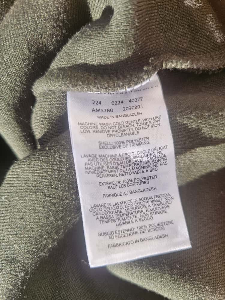 Columbia Mens Pullover Snap Button Fleece Jumper - L/Large - Dark Green