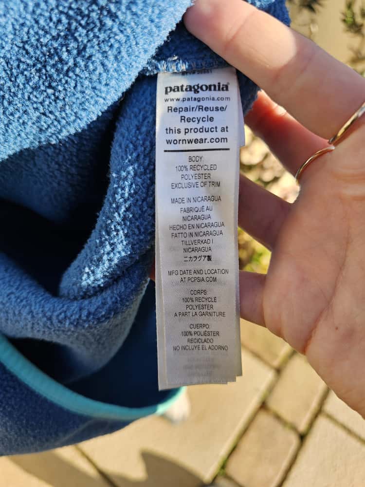 Patagonia Mens Synchilla Pullover Snap Button Fleece Jumper - M/Medium