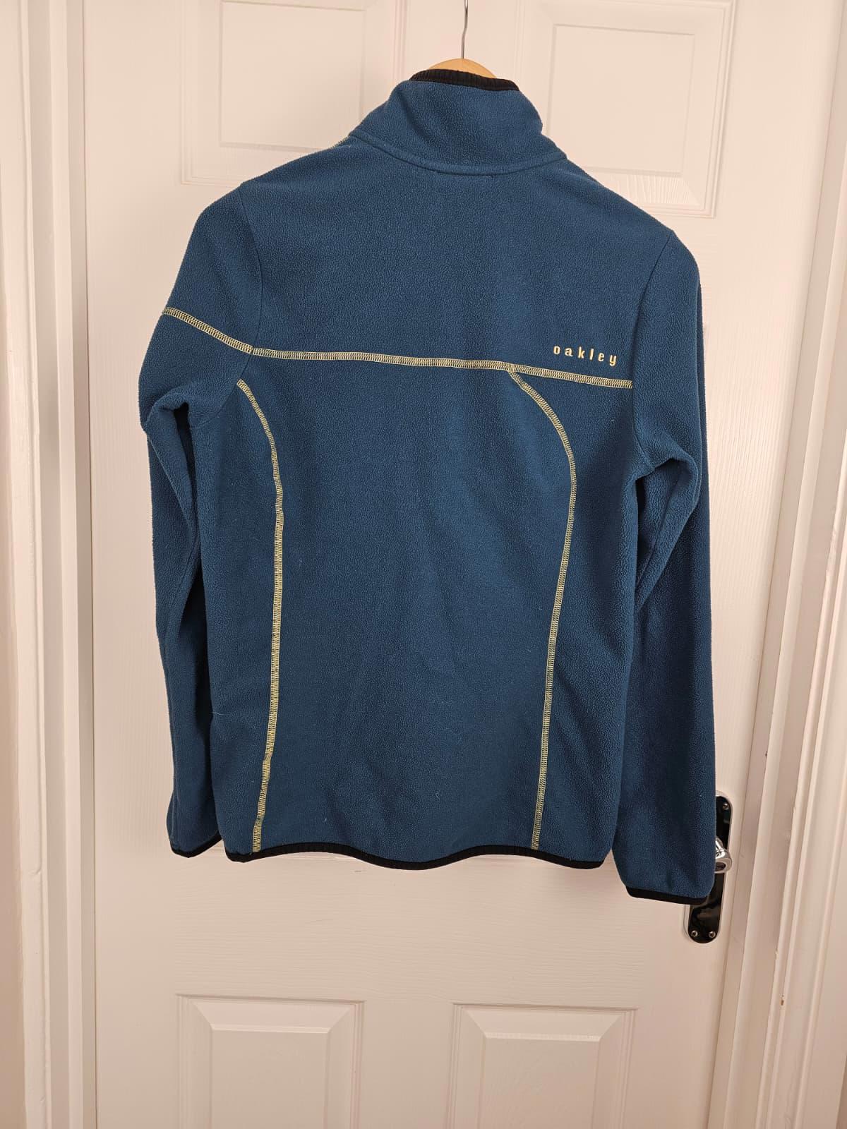 Oakley Womens Y2K 2000s 1/4 Zip Pullover Fleece Jumper - M/Medium 10