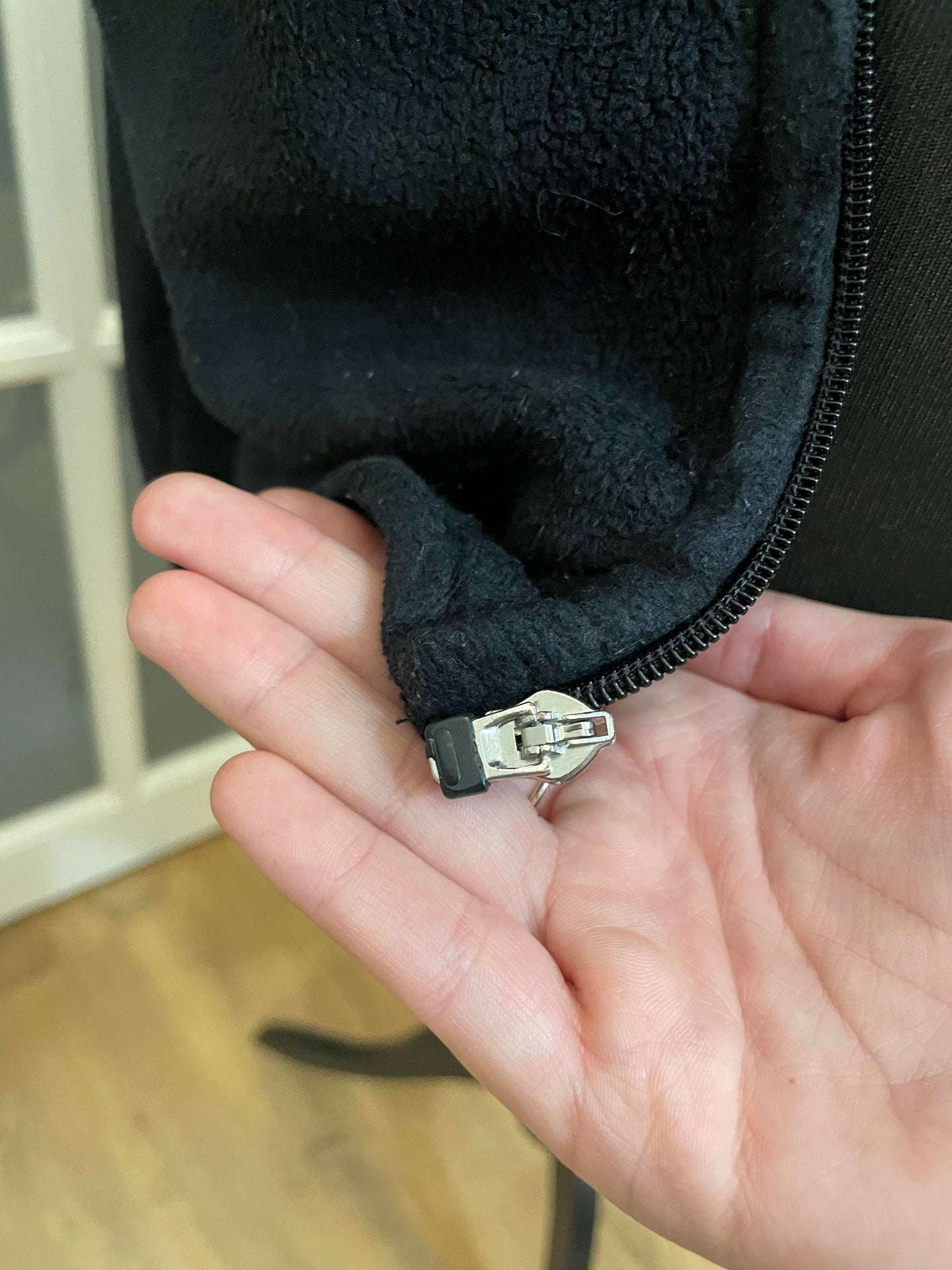 Vintage FILA Black Full Zip Fleece Jacket winter - M/Medium